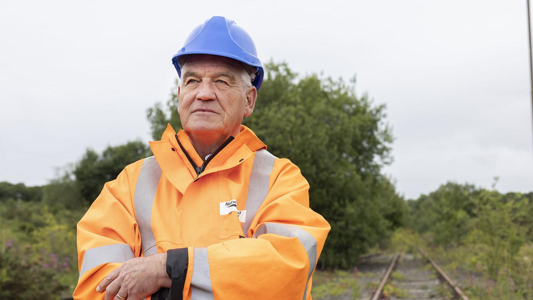 Martin Gannon at the disused Leamside Line