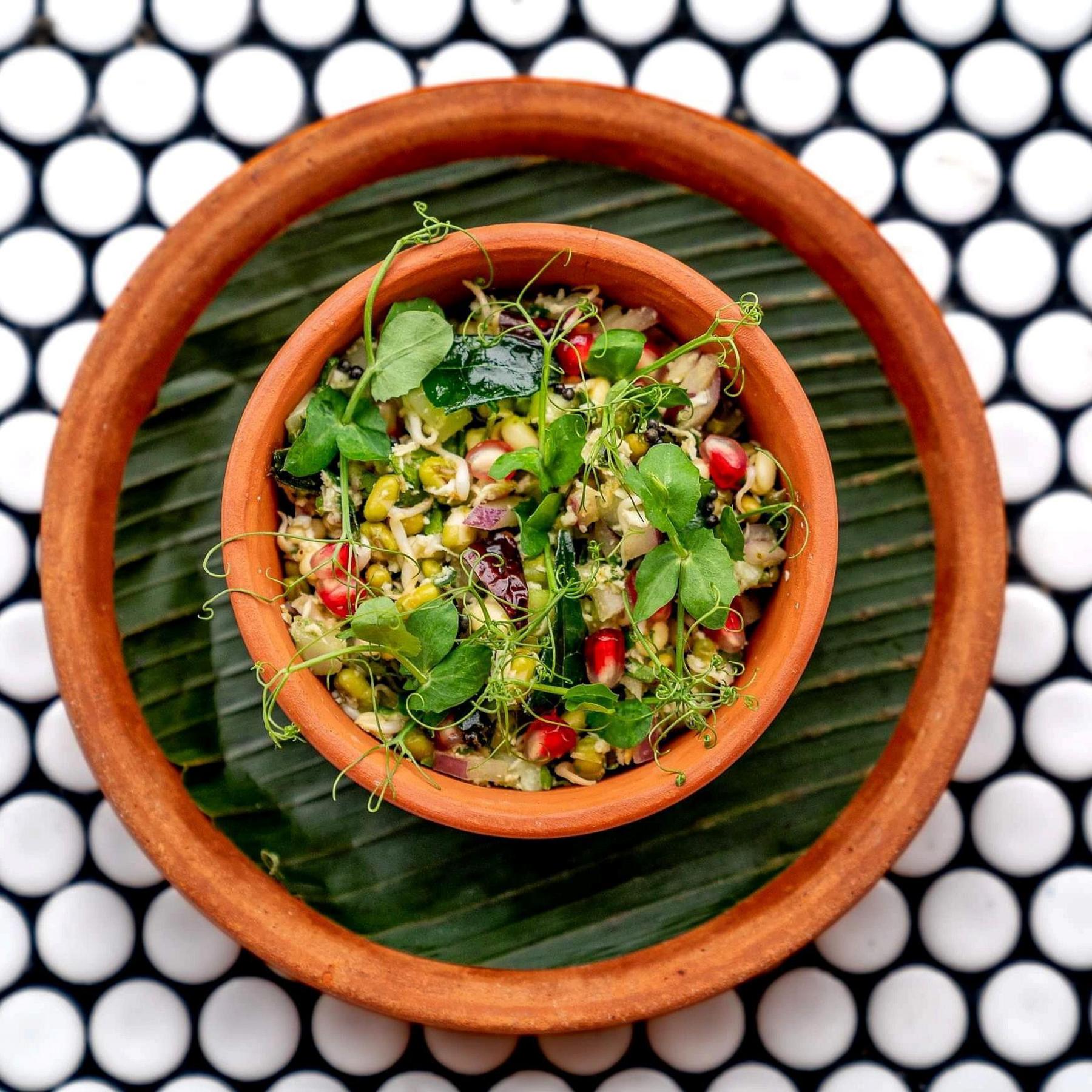 IMulaikattiya Thaniyam - sprouted mung beans, photo credit Paul McDonough