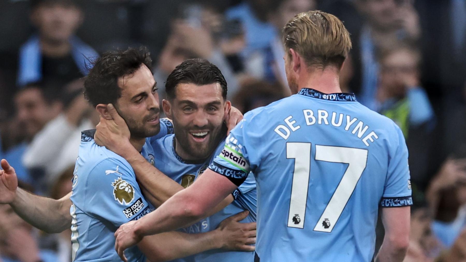 Man City celebrate