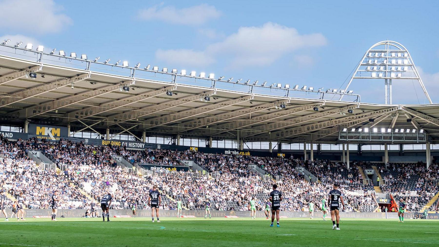 Hull FC in action at the MKM Stadium