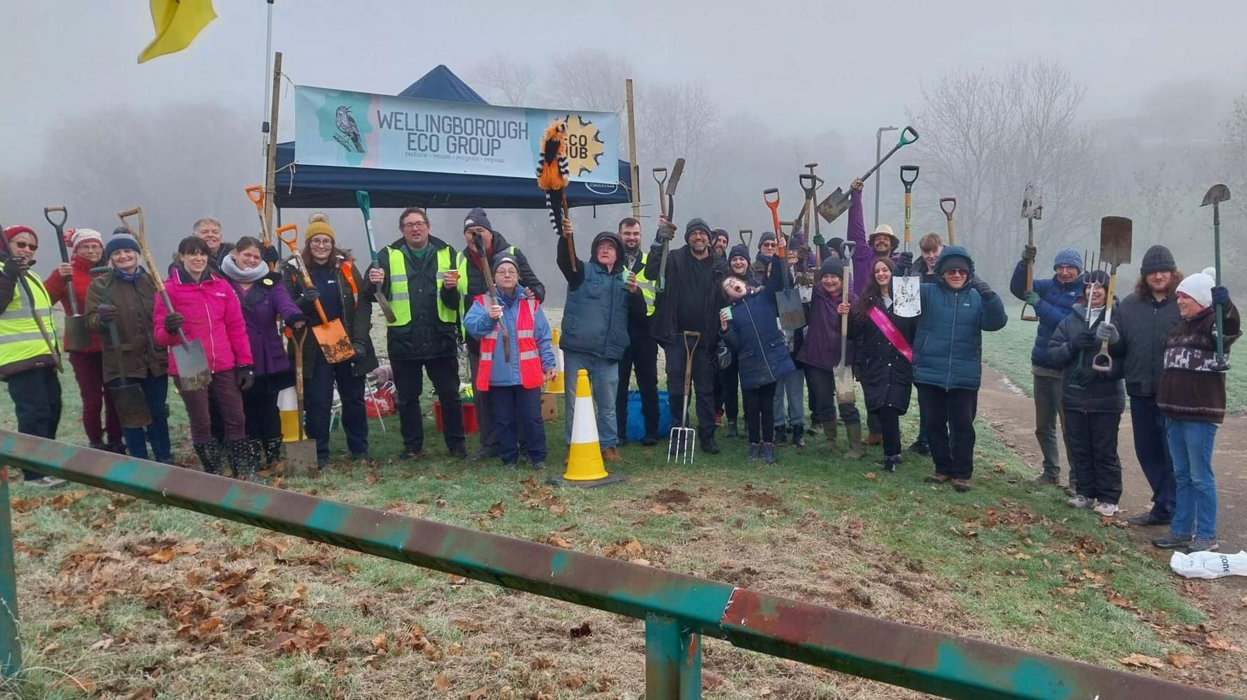 A group of people in Wellingborough