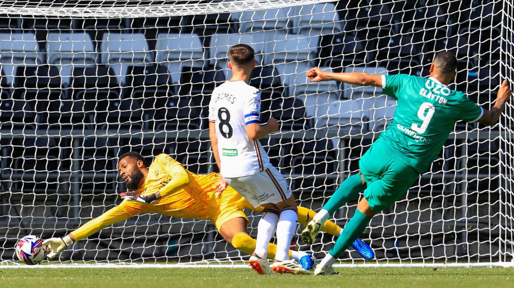 Lawrence Vigouroux during the pre-season friendly win over Rio Ave