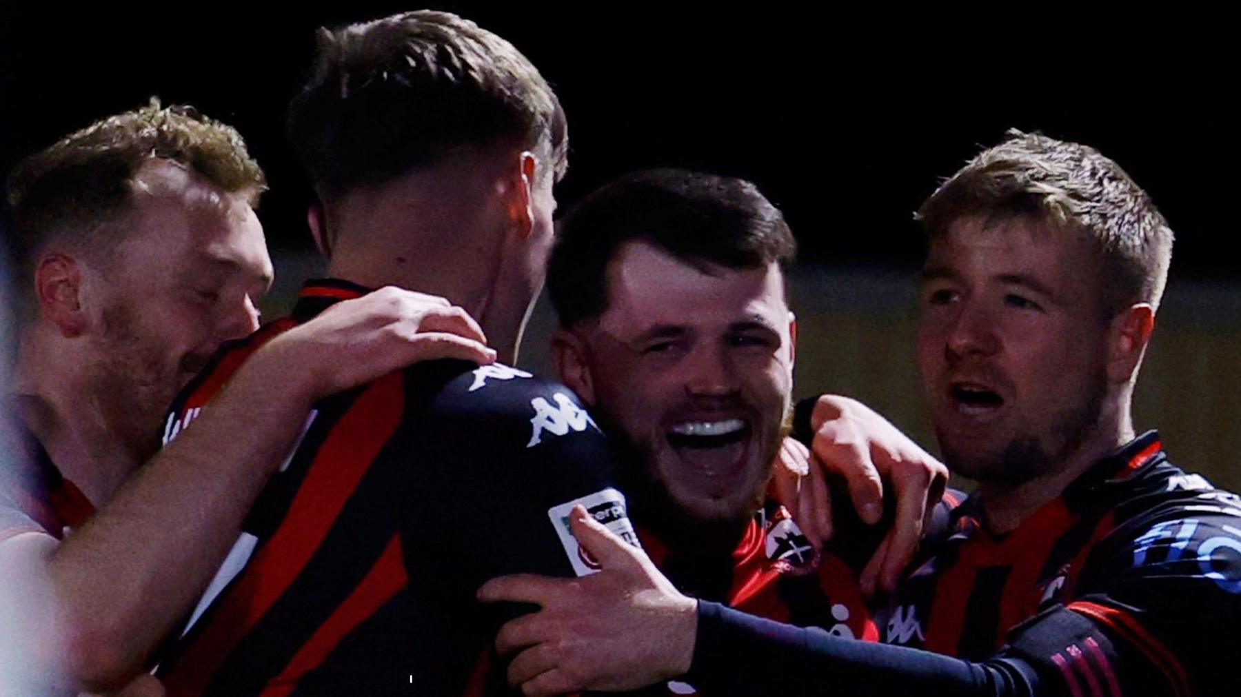 Jack Stretton celebrates scoring