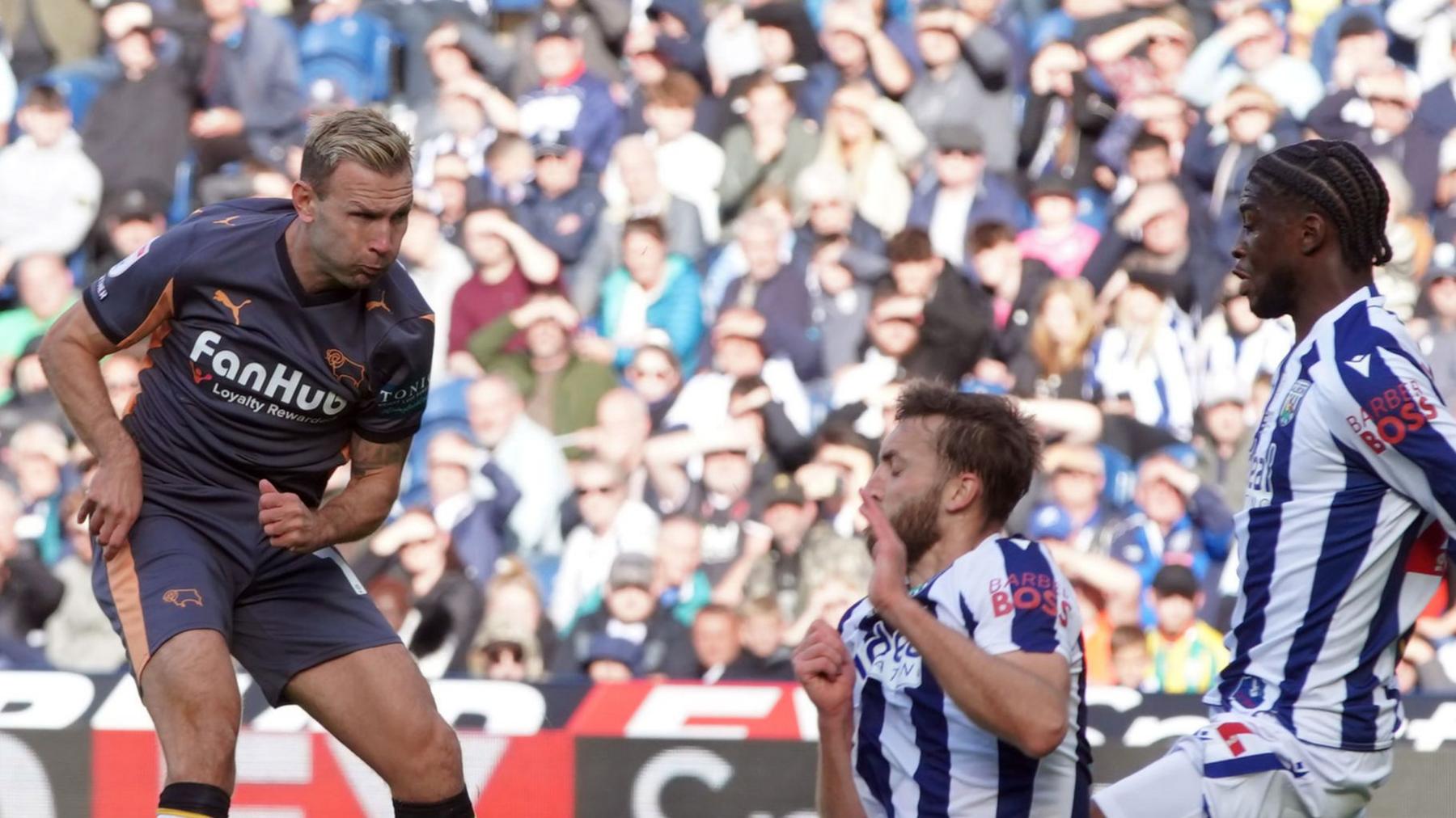 Andreas Weimann scores Derby's winner at West Brom