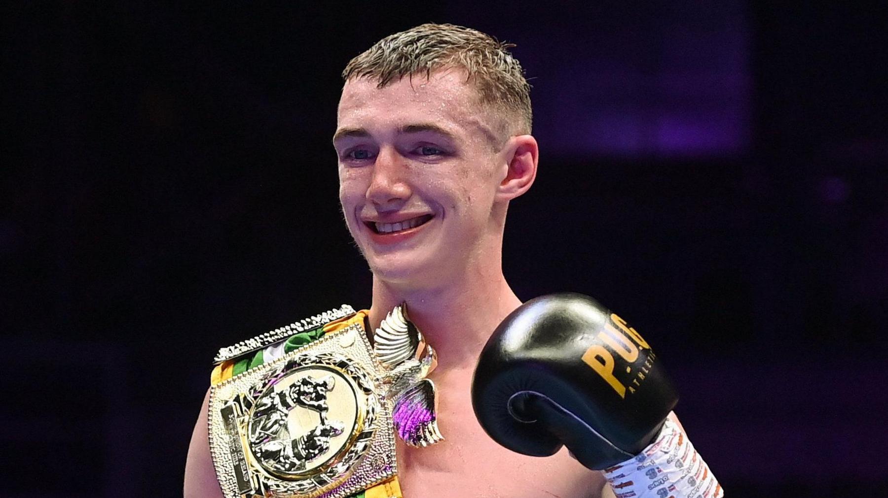 Colm Murphy celebrates a win