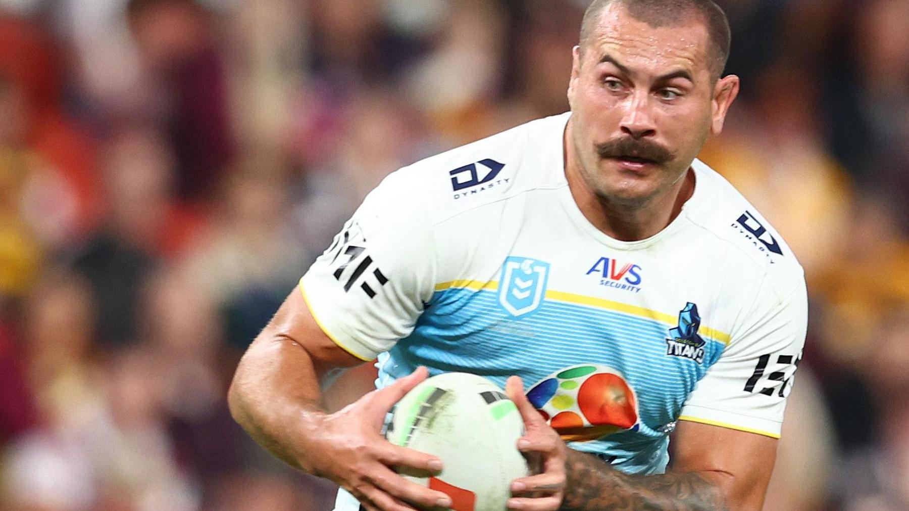 Reagan Campbell-Gillard in action for Gold Coast Titans