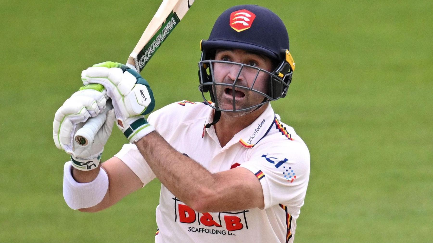 Dean Elgar batting for Essex