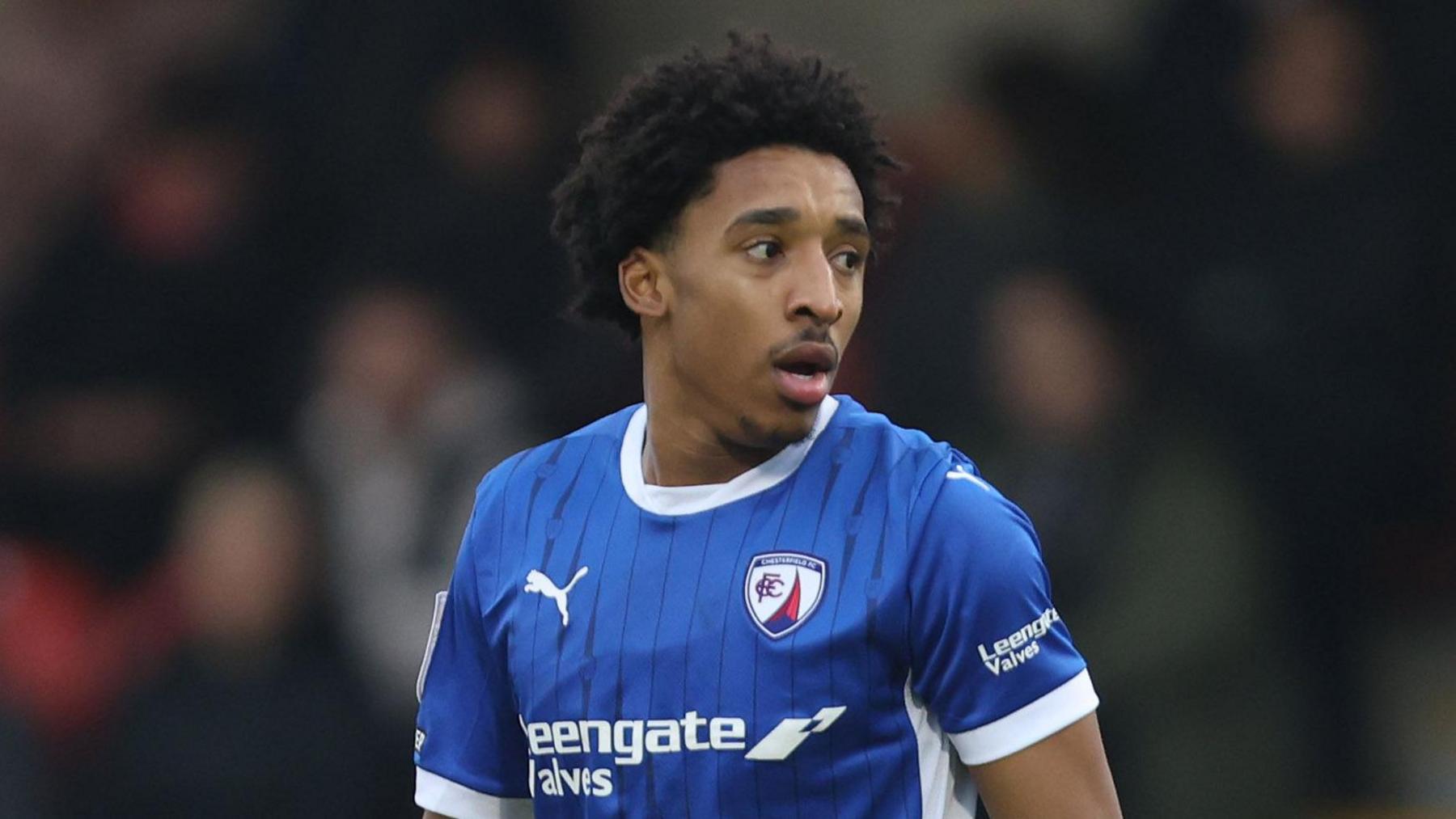 Kane Drummond playing for Chesterfield