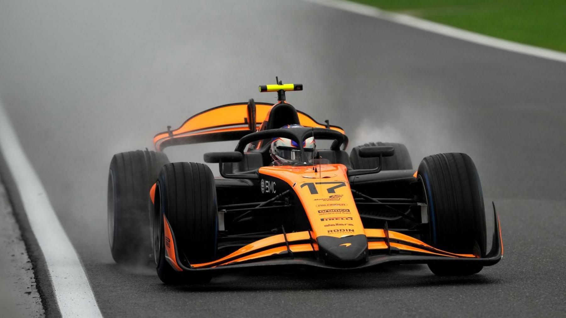 Alex Dunne in action at Spa-Francorchamps