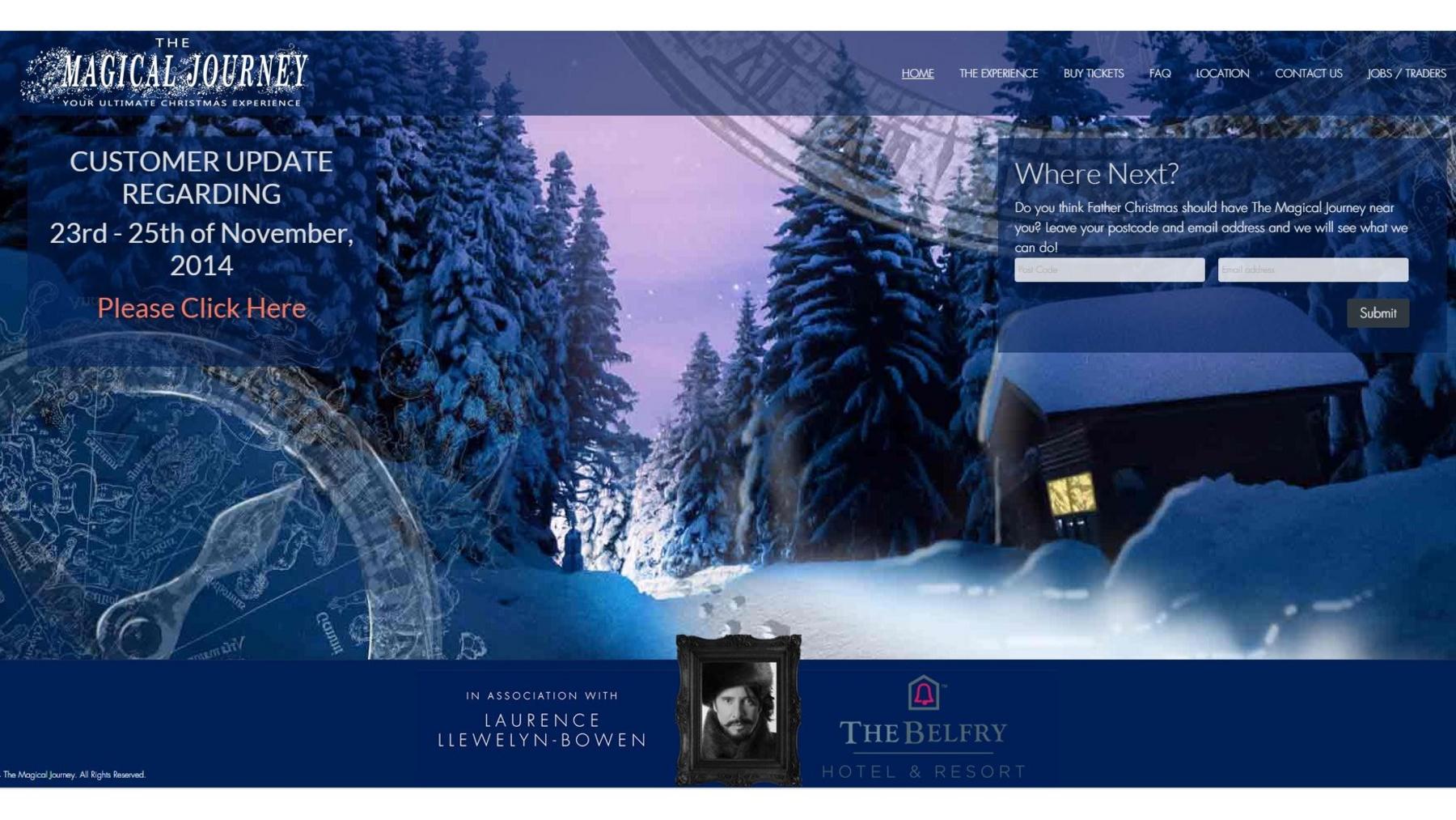 The Magical Journey homepage