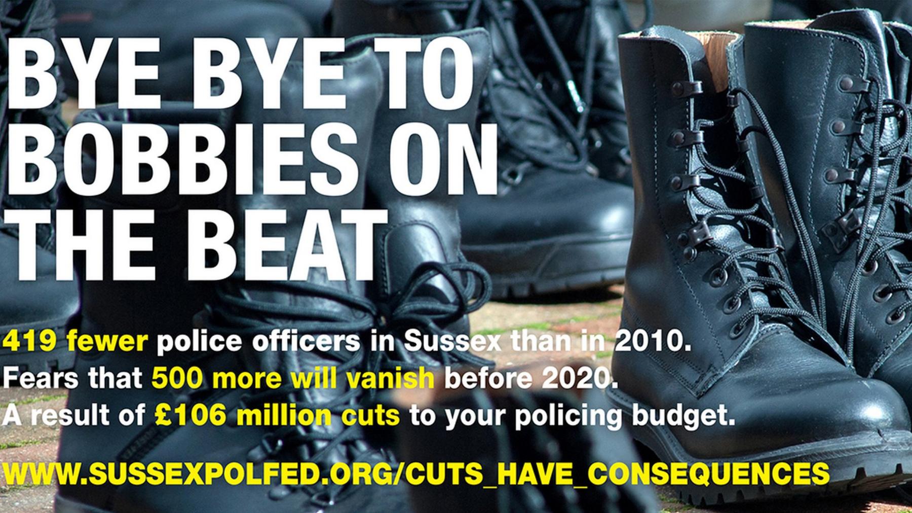 Sussex Police Federation poster