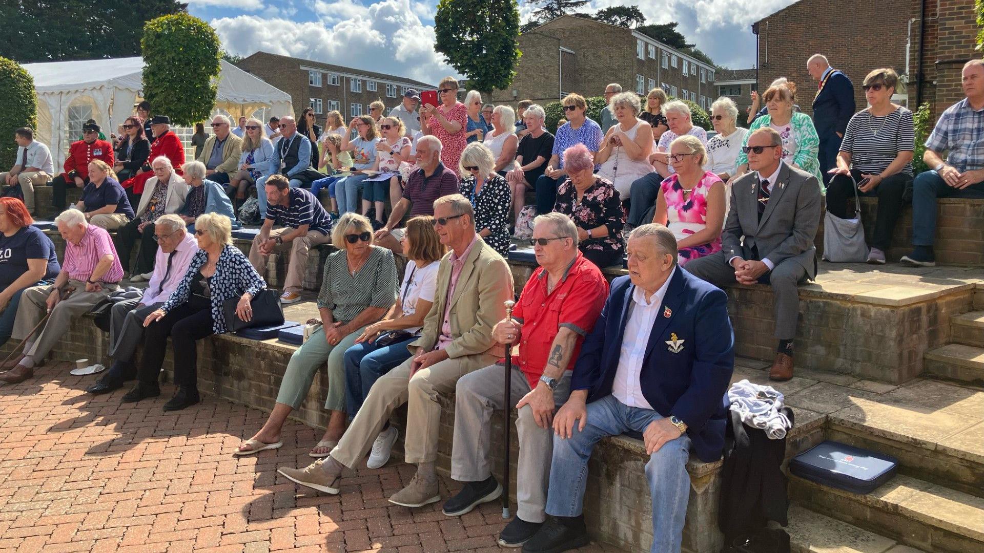 Dozens gathered for the celebration in Aylesford 