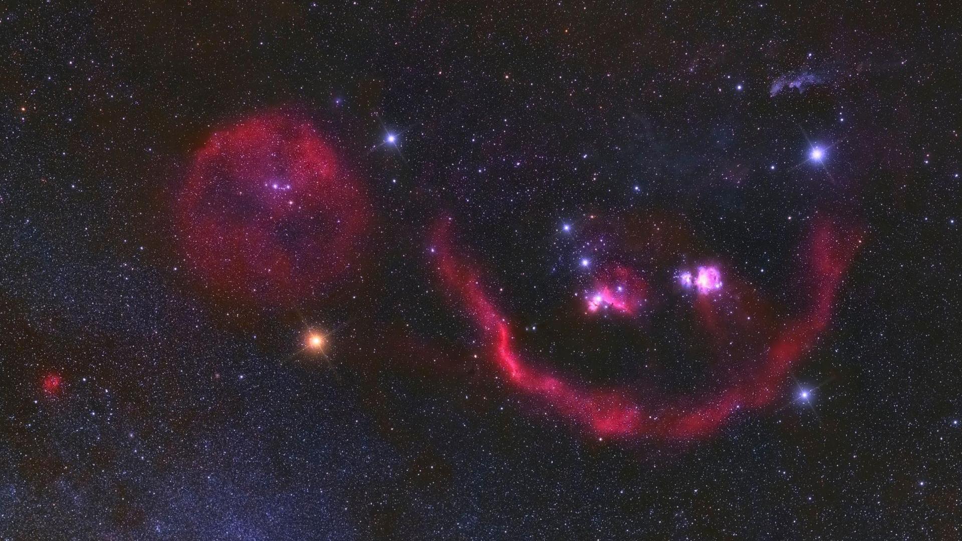 Orion Constellation and Betelgeuse.
