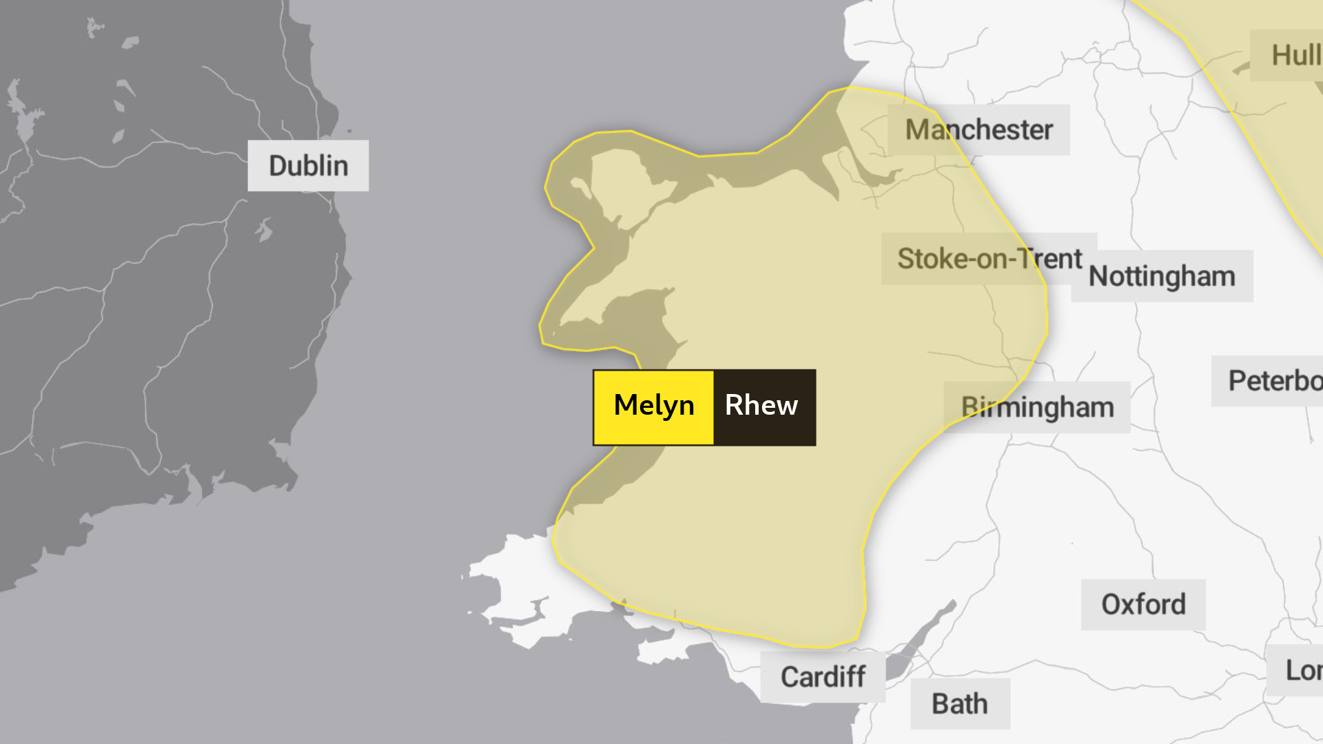 Map o'r rhybuydd tywydd