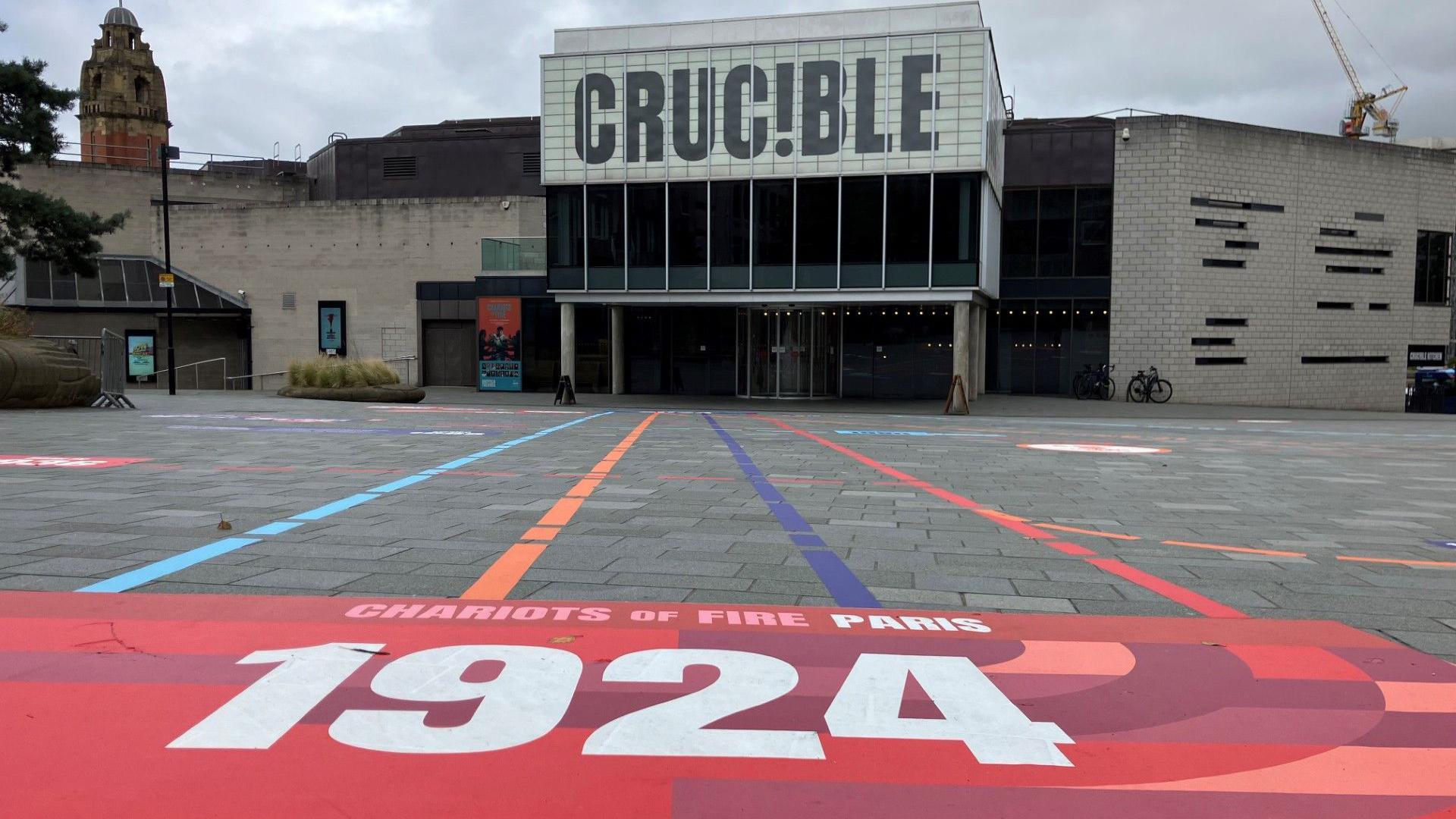 Exterior of the Crucible theatre