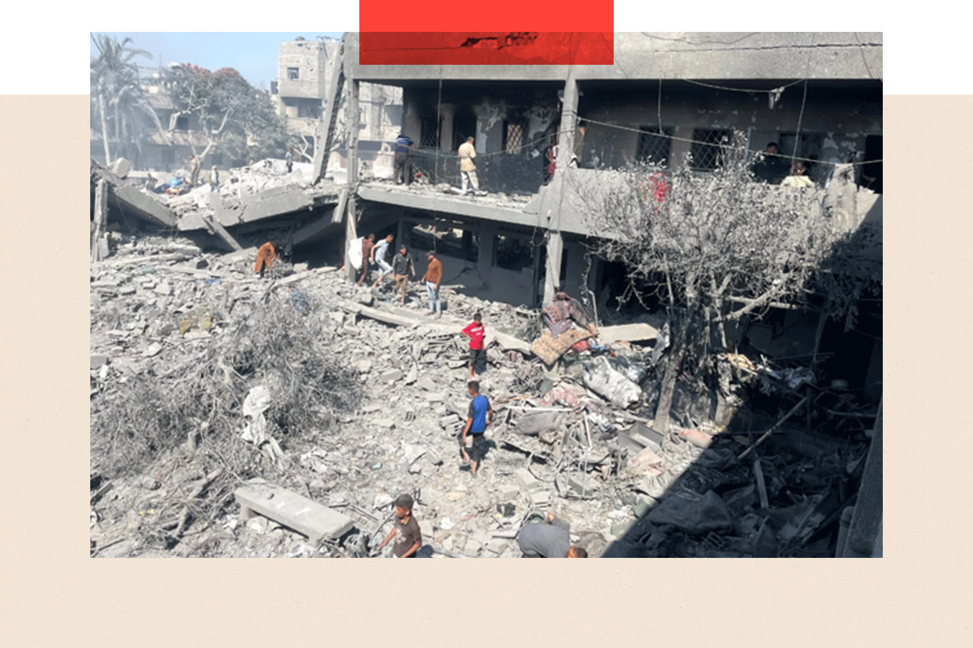 House destroyed by war