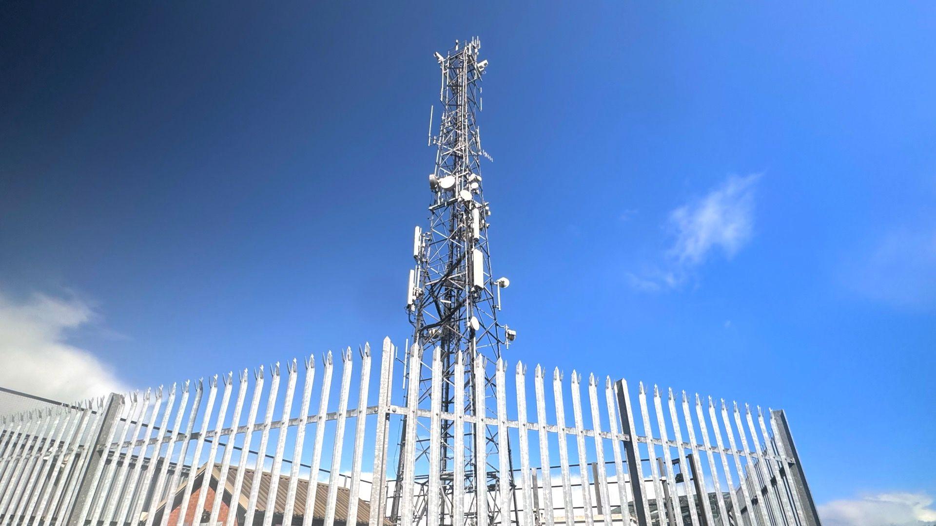 The telecommunications mast is used by NI Water, the emergency services and mobile phone operators