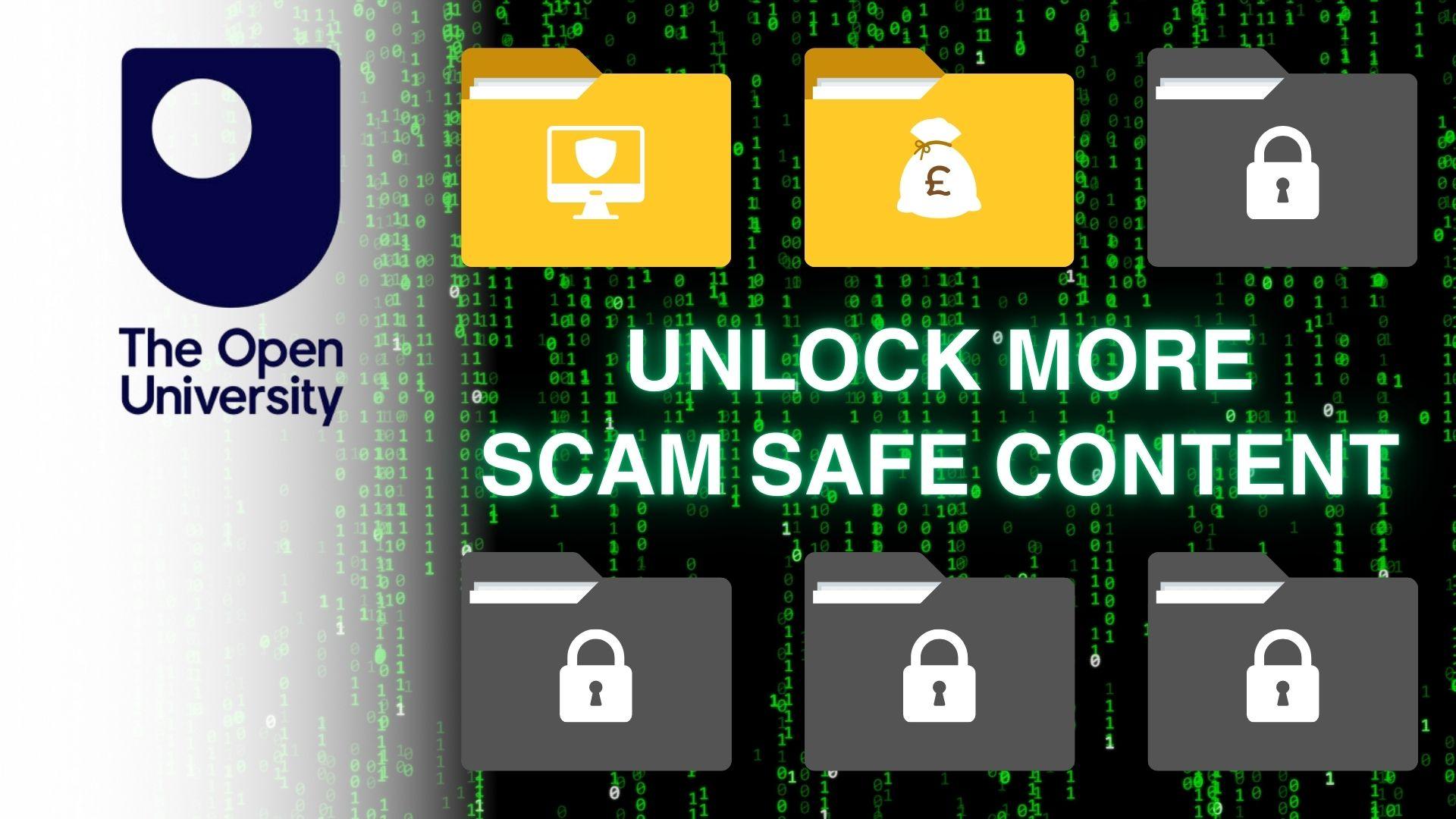 The Open University Scam Safe Week
