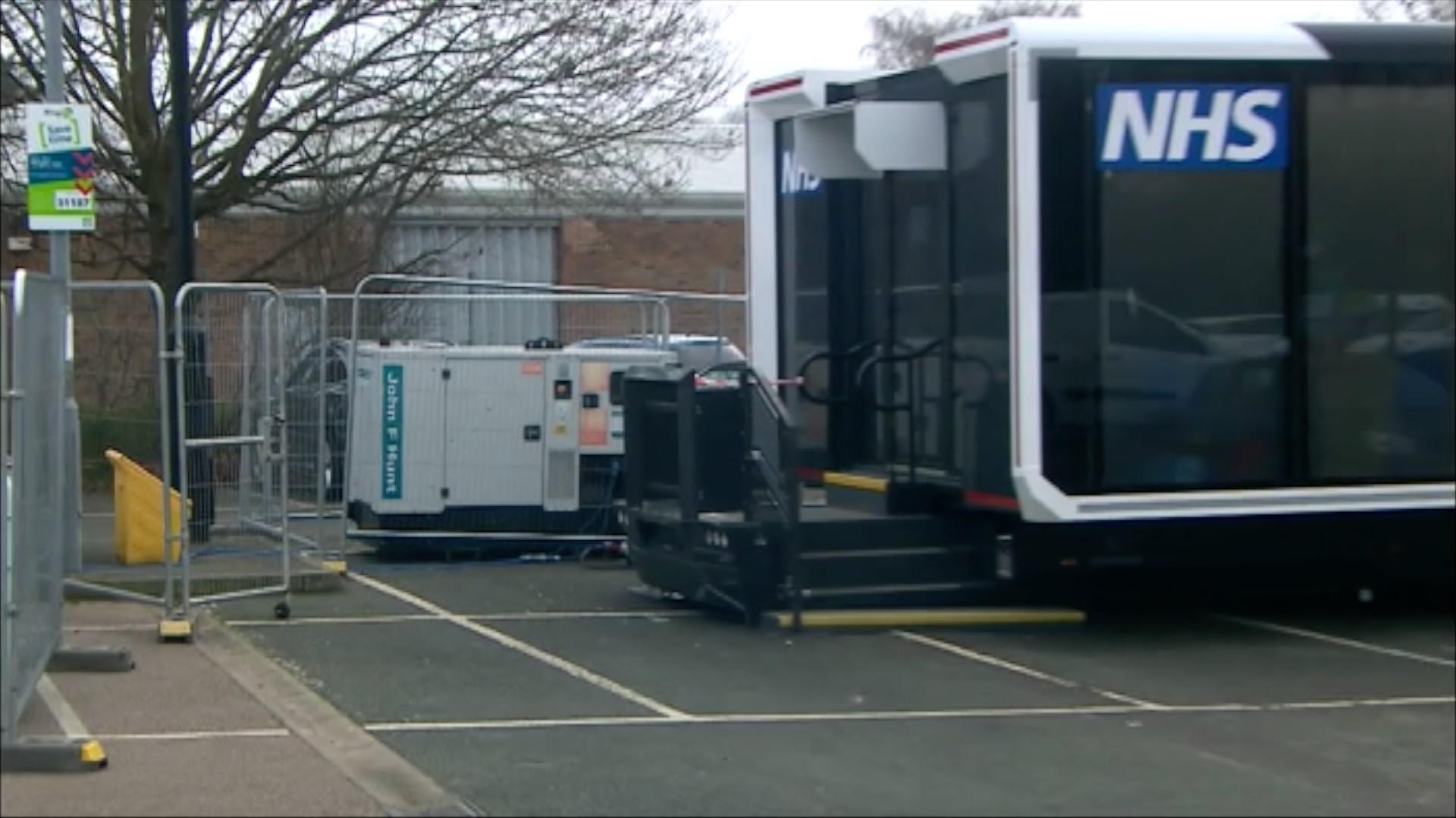 Vaccination centre in Tonbridge