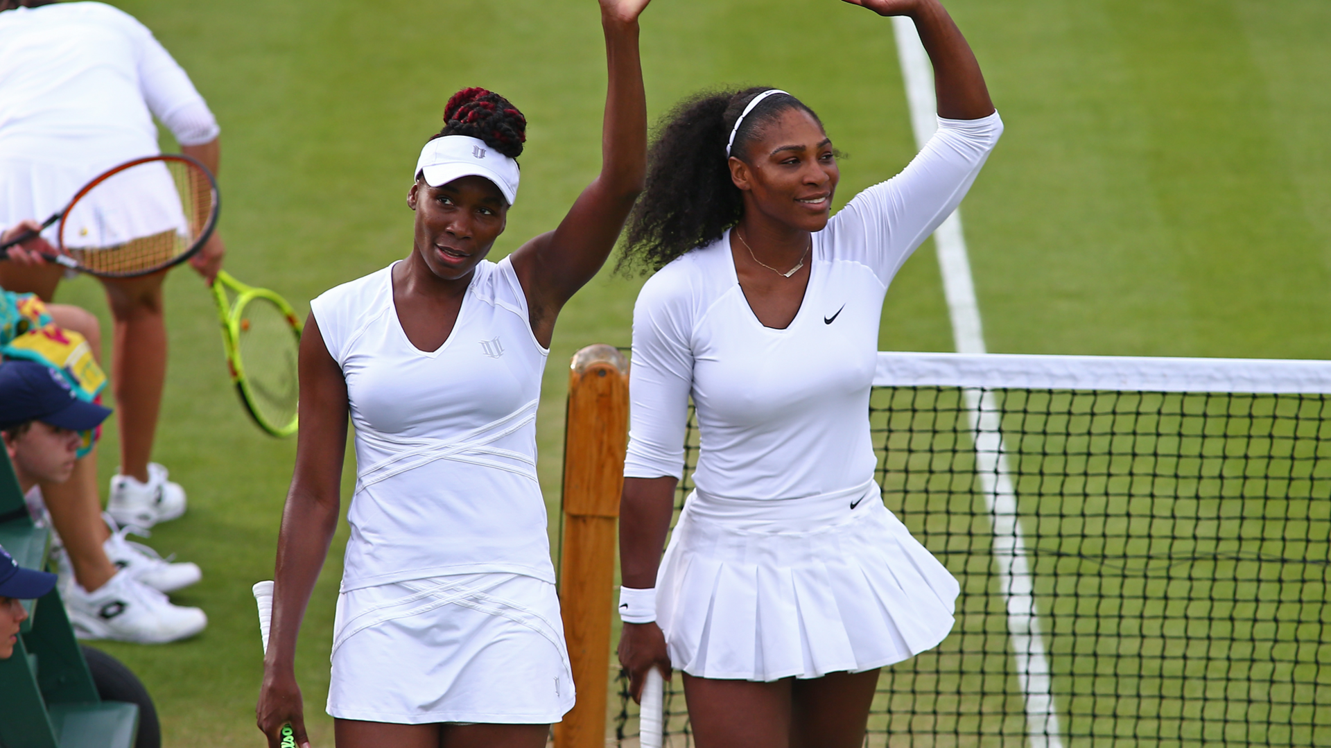 Venus and Serena Williams at Wimbledon