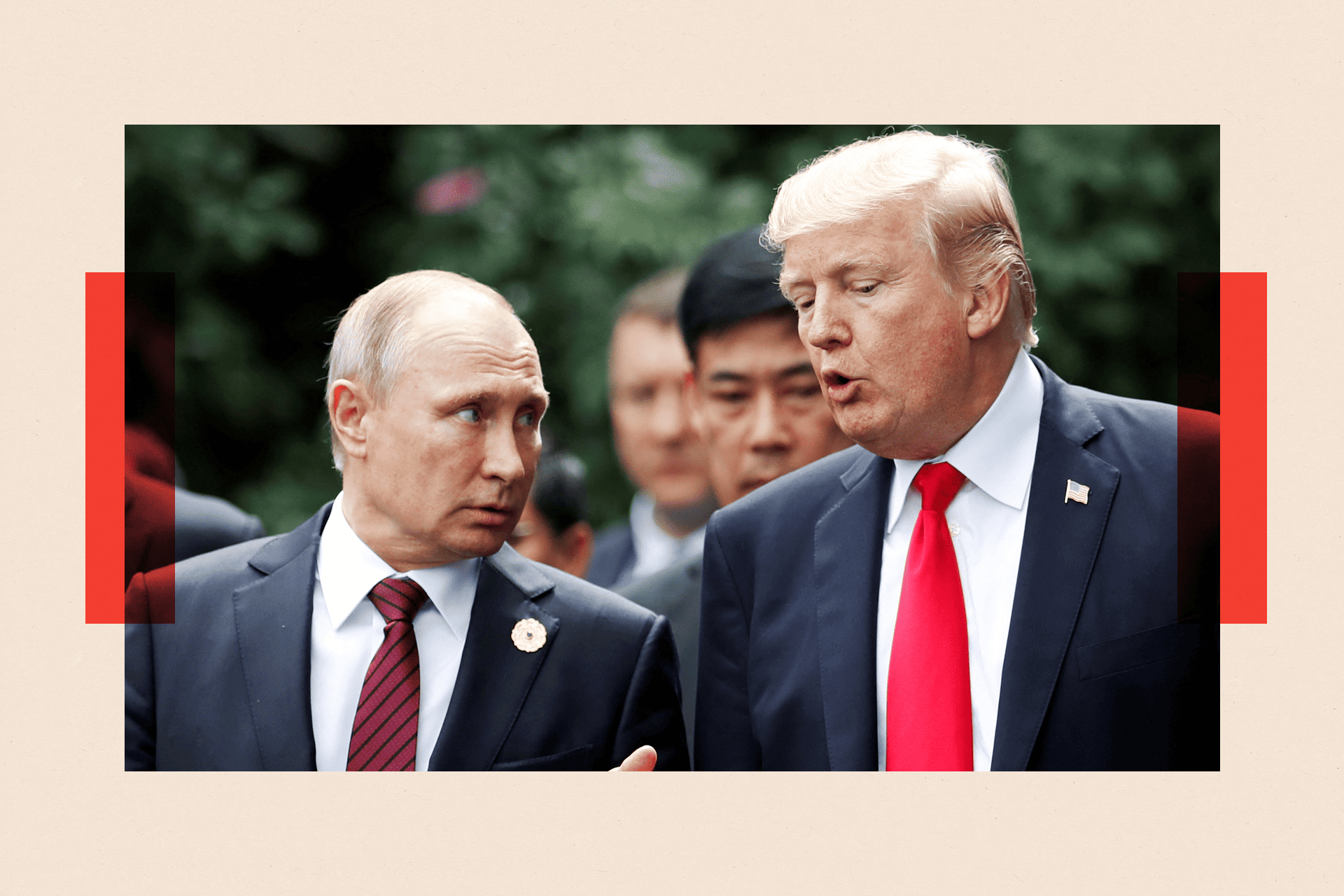 U.S. President Donald Trump and Russia's President Vladimir Putin