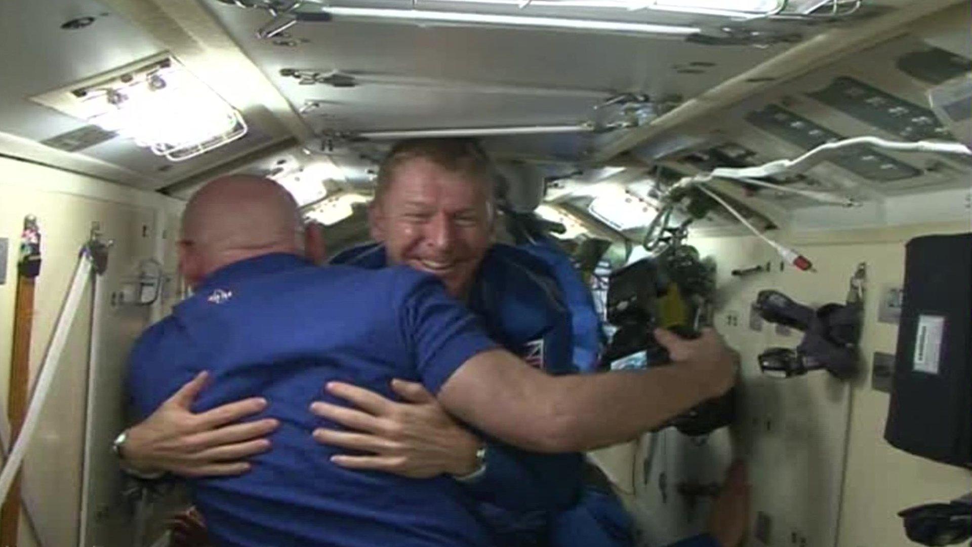 Tim Peake enters International Space Station