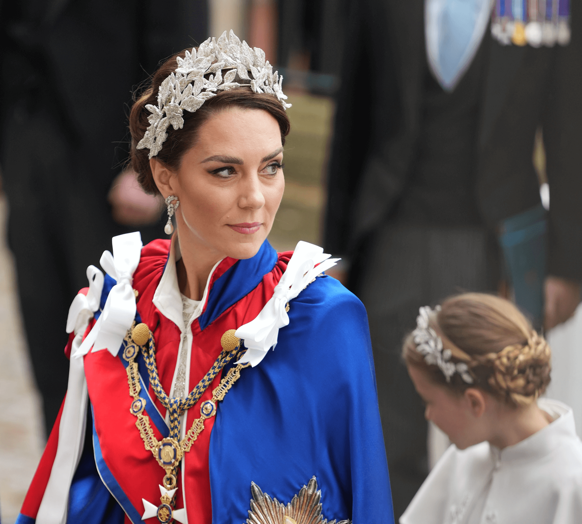 The Princess of Wales with Princess Charlotte