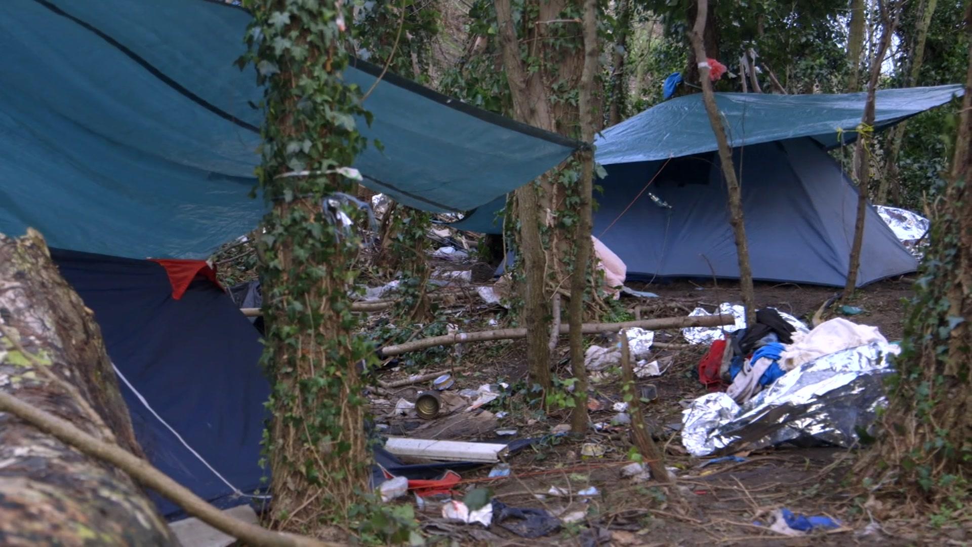 Tents in Calais