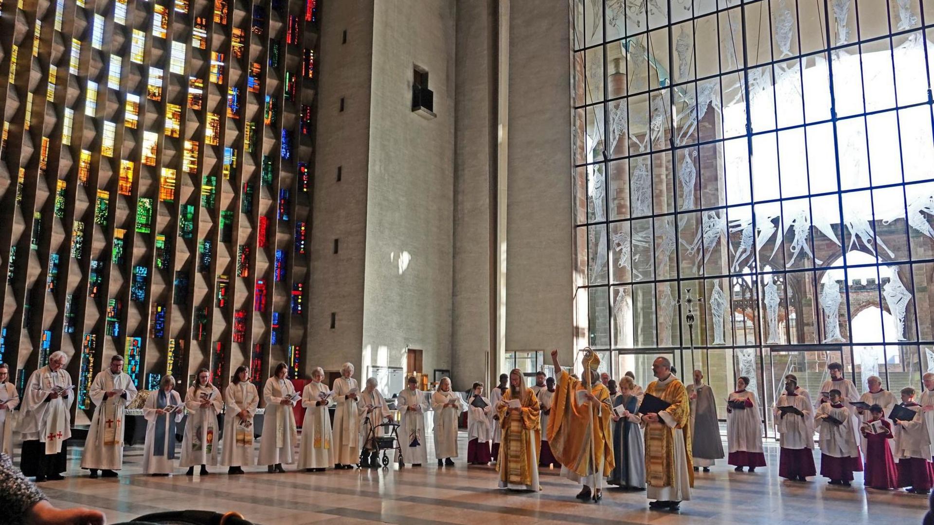 A service commemorating female priests