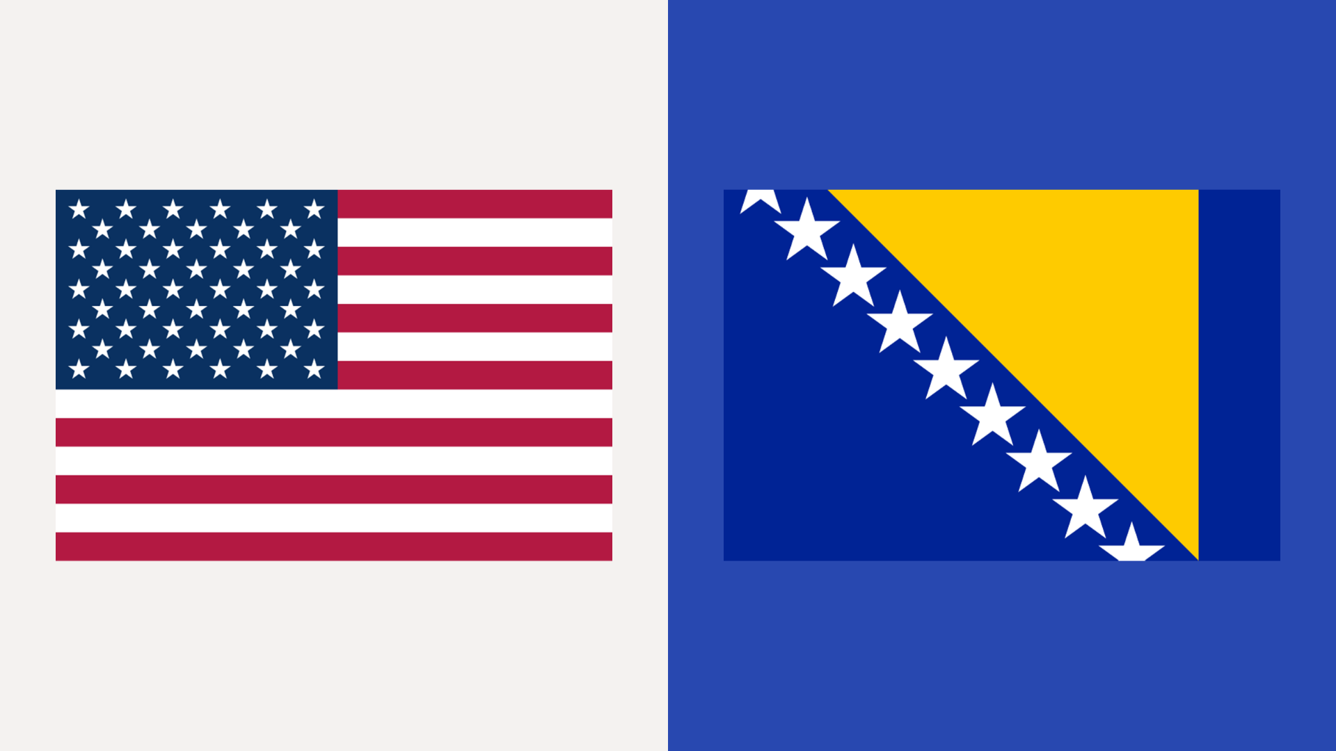 USA v Bosnia-Herzegovina