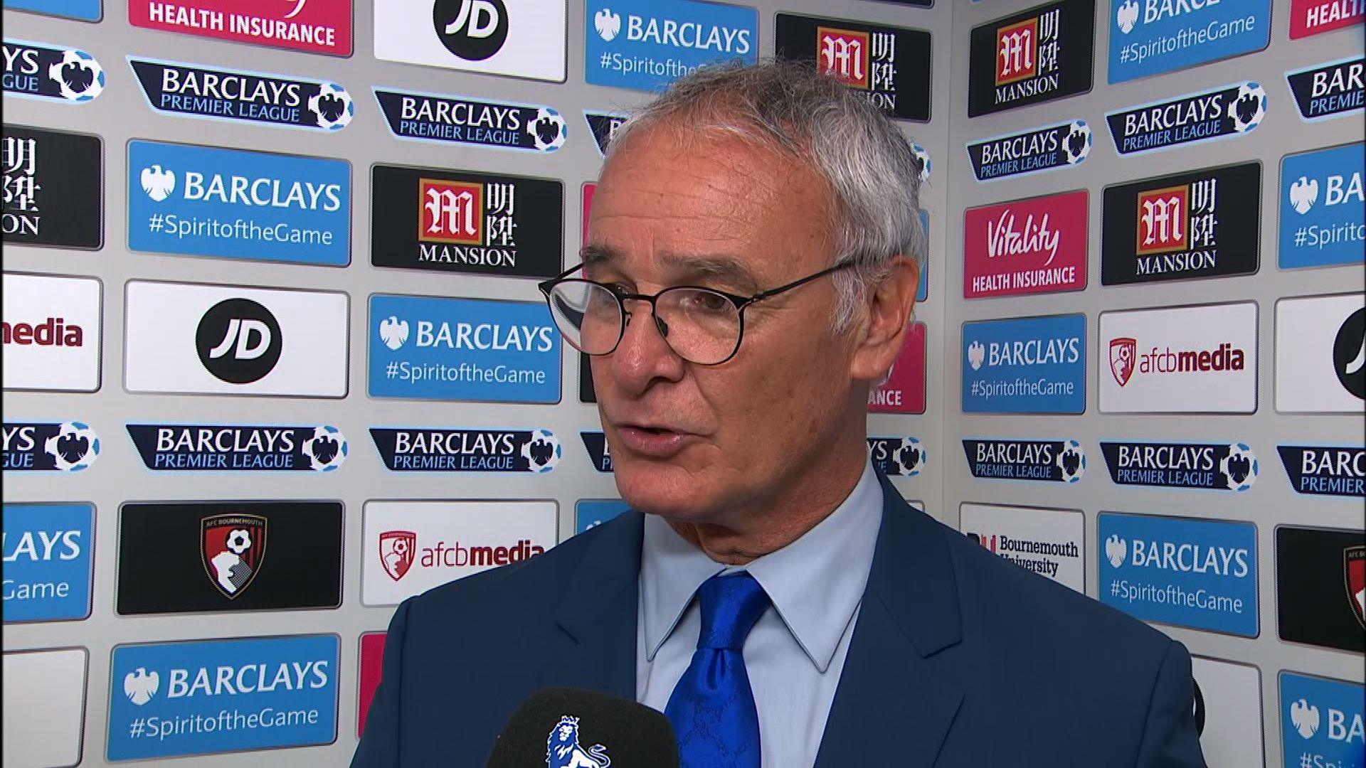 Leicester City manager Claudio Ranieri