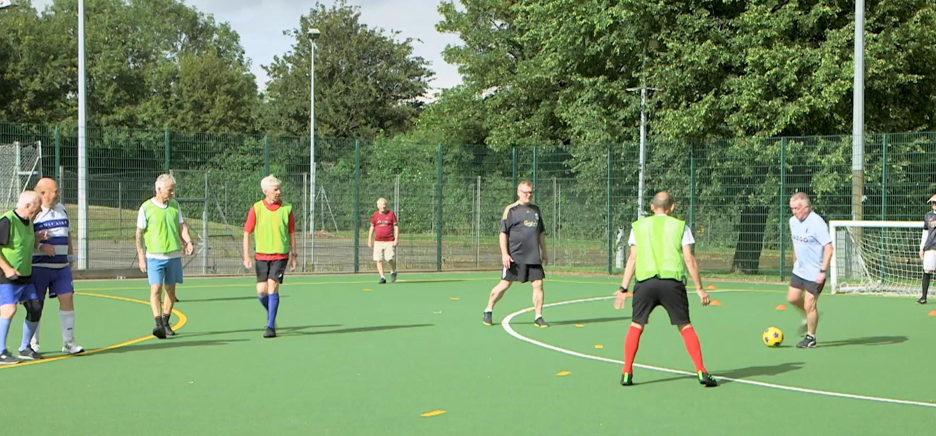 Active Oxfordshire football match