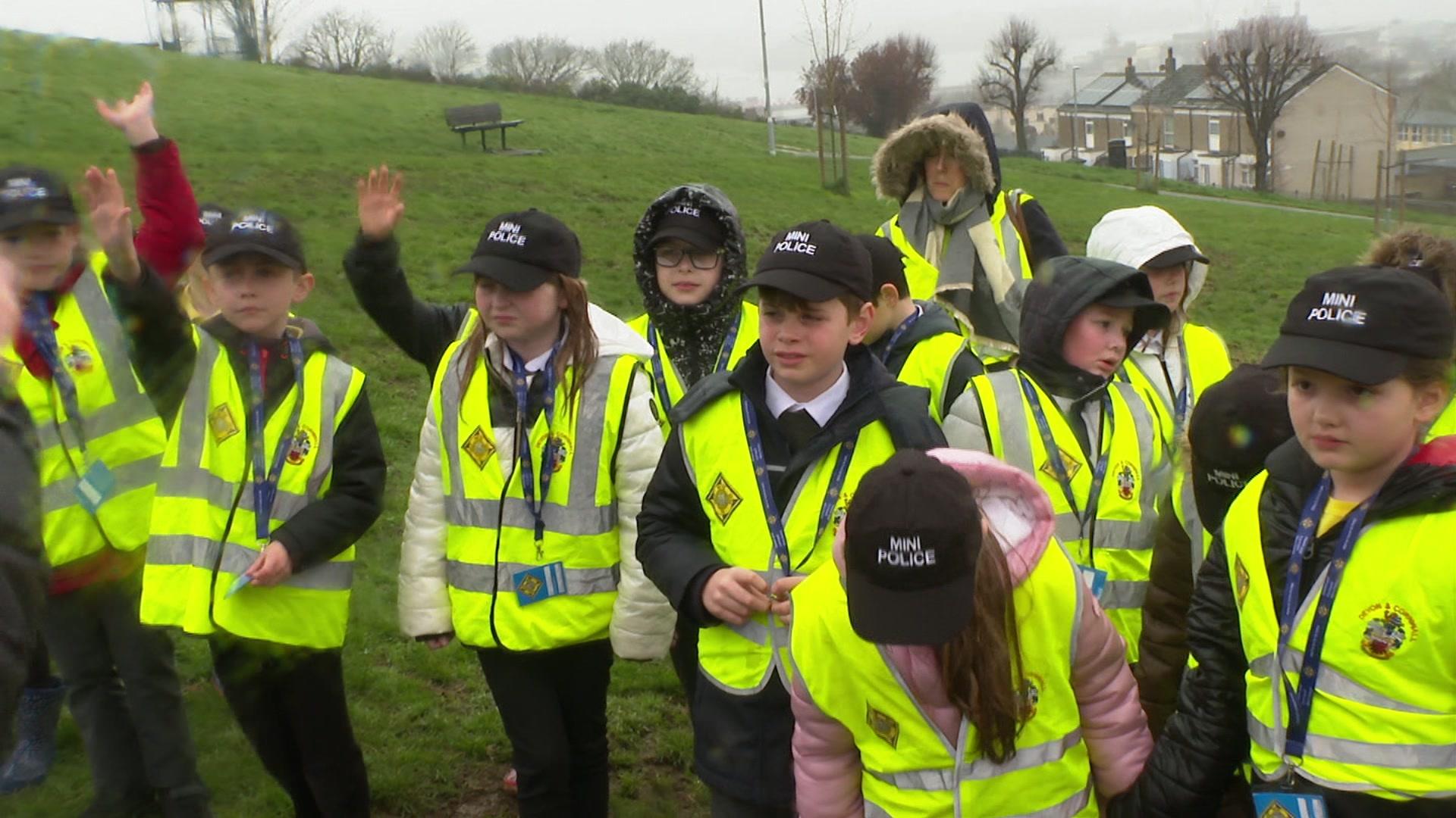 Students from Drake Primary Academy School