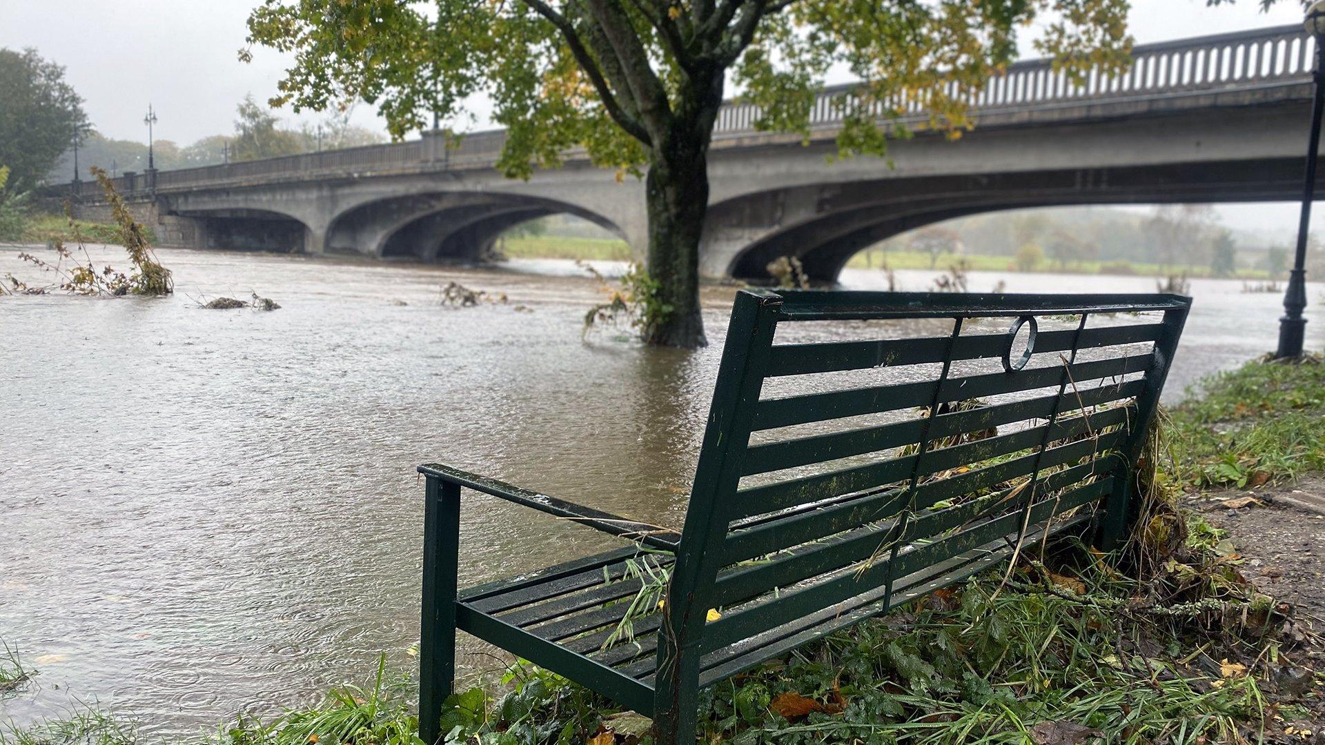 seat by river