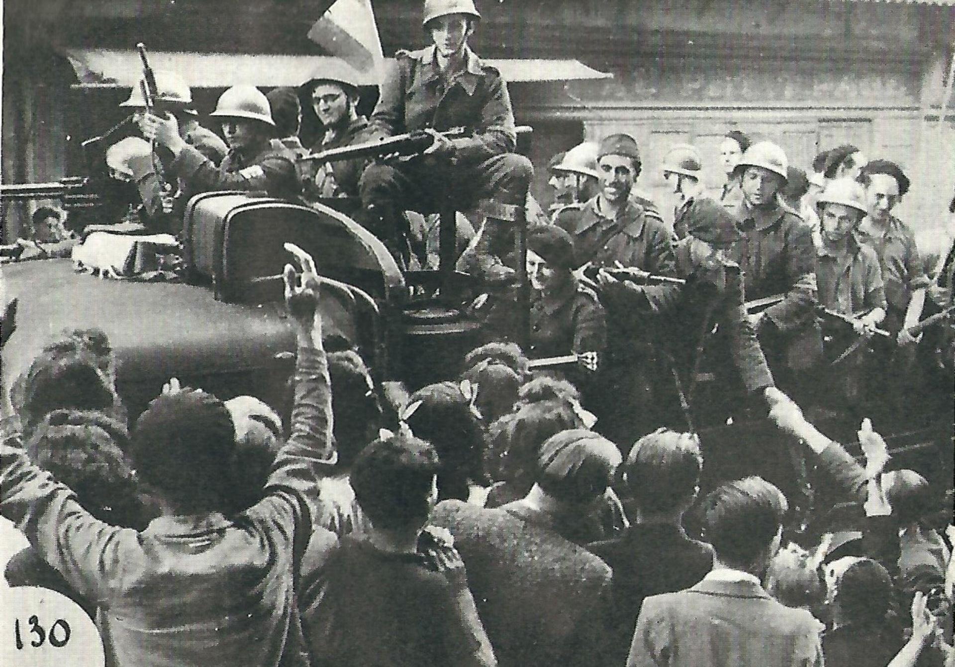 Members of the Compagnie Marc Haguenau liberating Castres