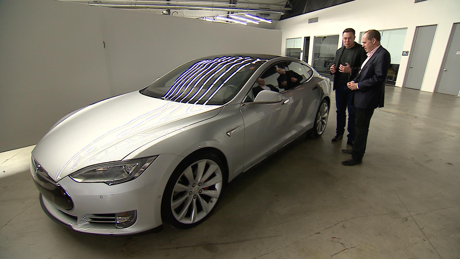 Elon Musk with Rory Cellan-Jones