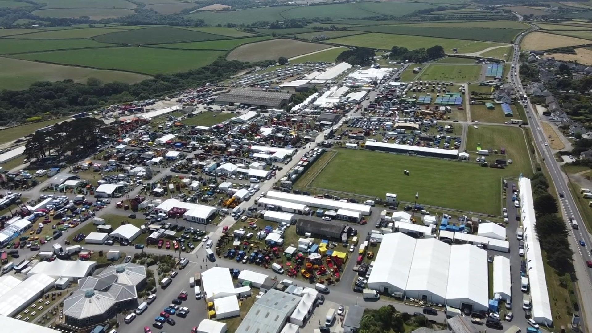 Royal Cornwall Show aerial