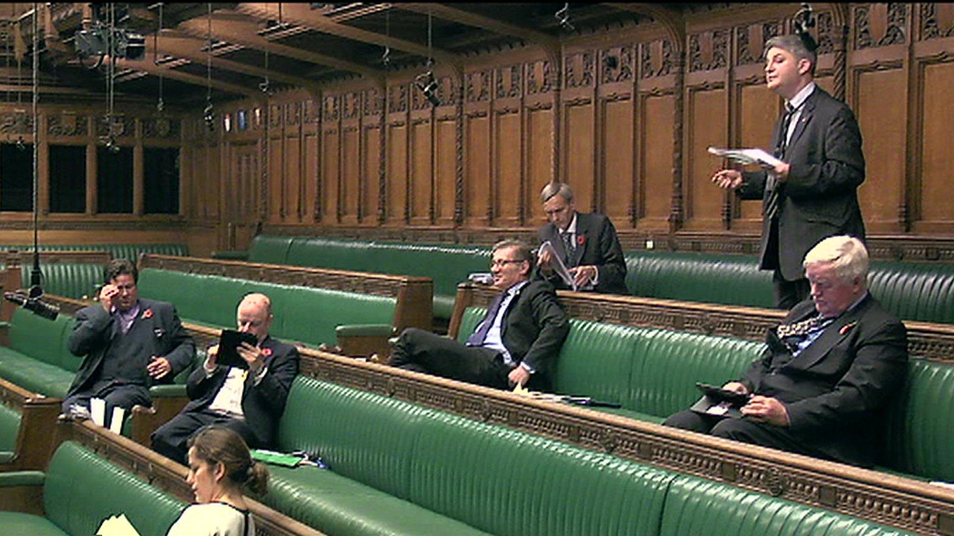 MP Philip Davies speaking in the Commons