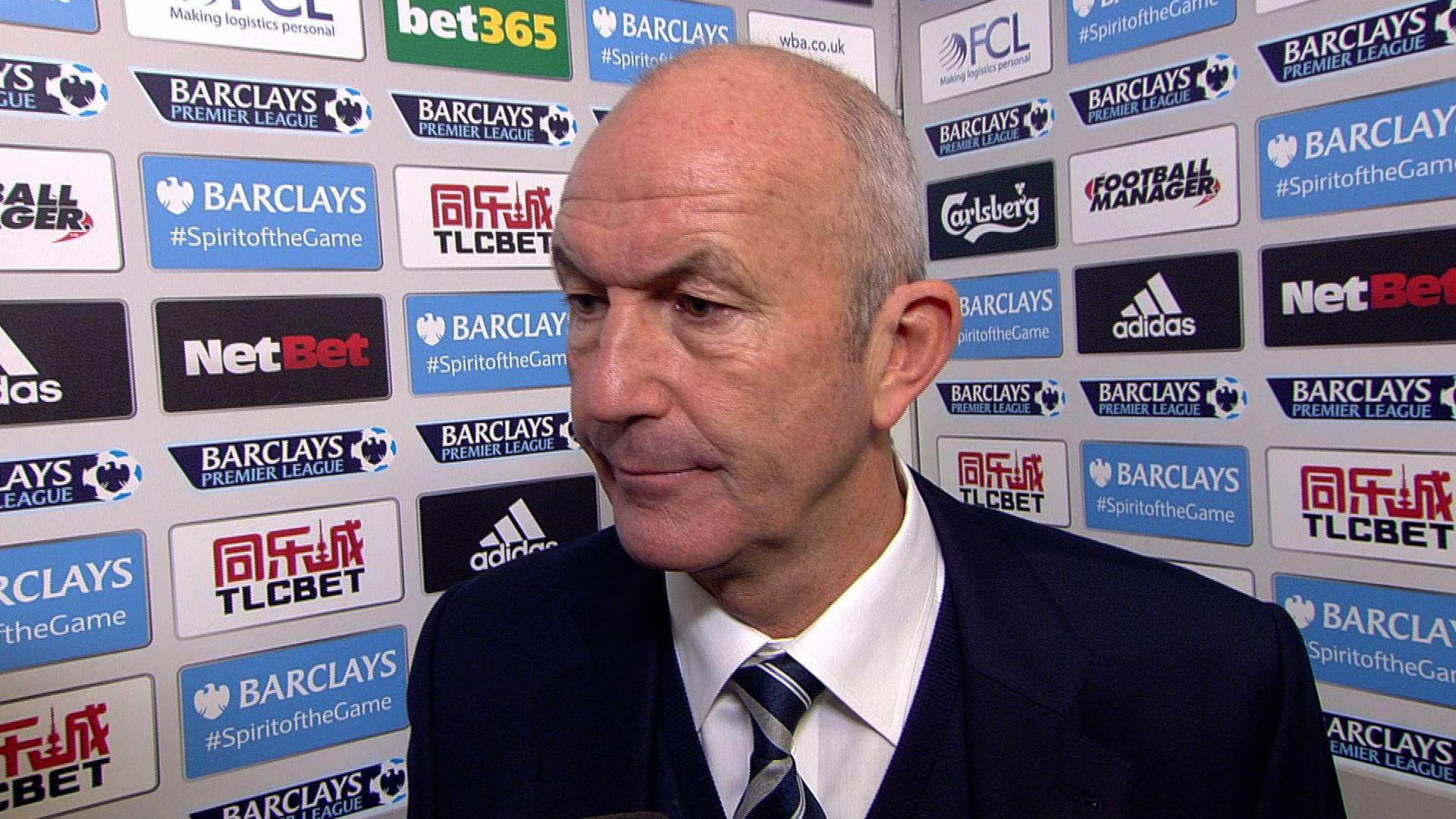 West Brom boss Tony Pulis