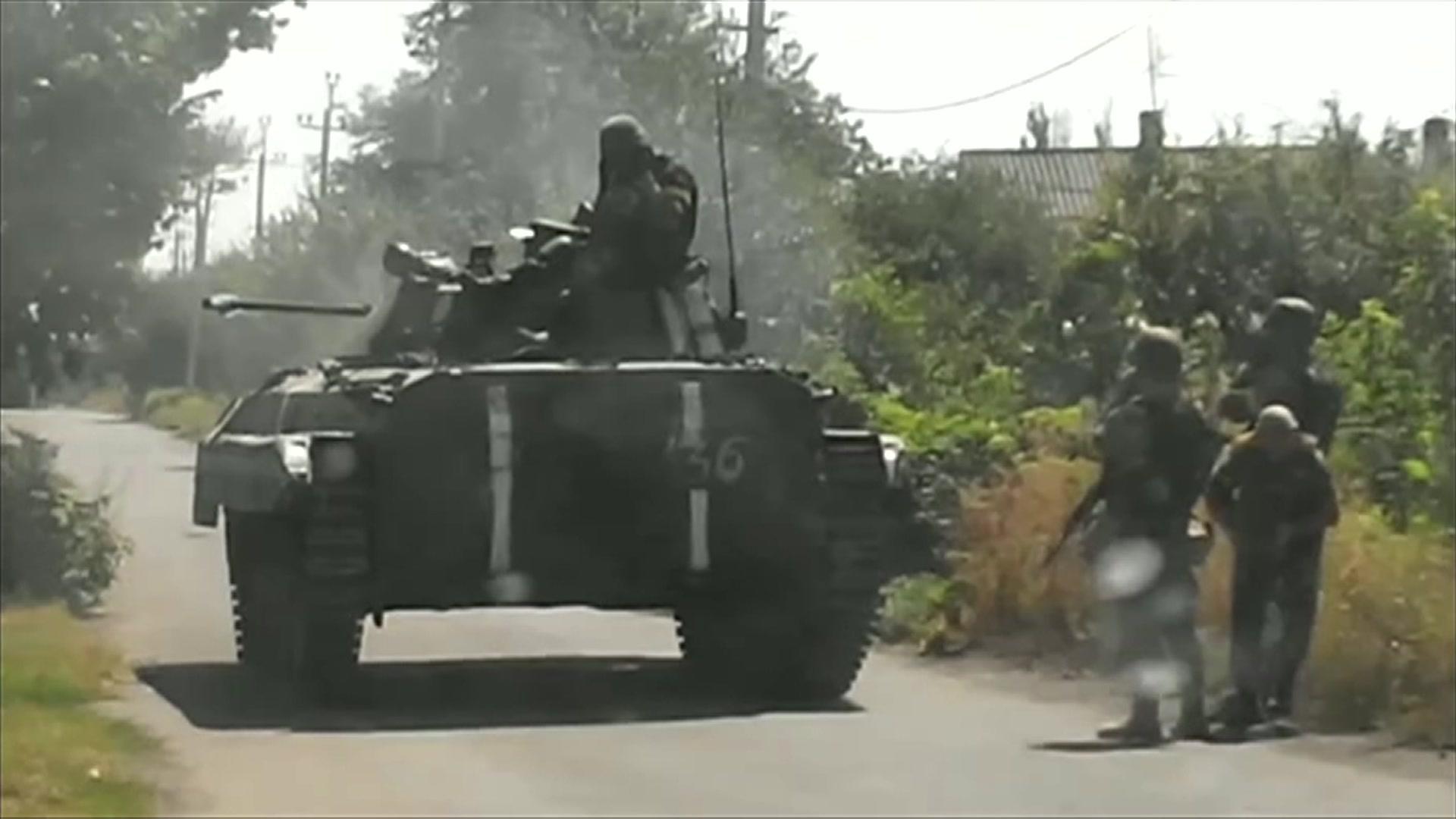 Tank in Ilovaisk