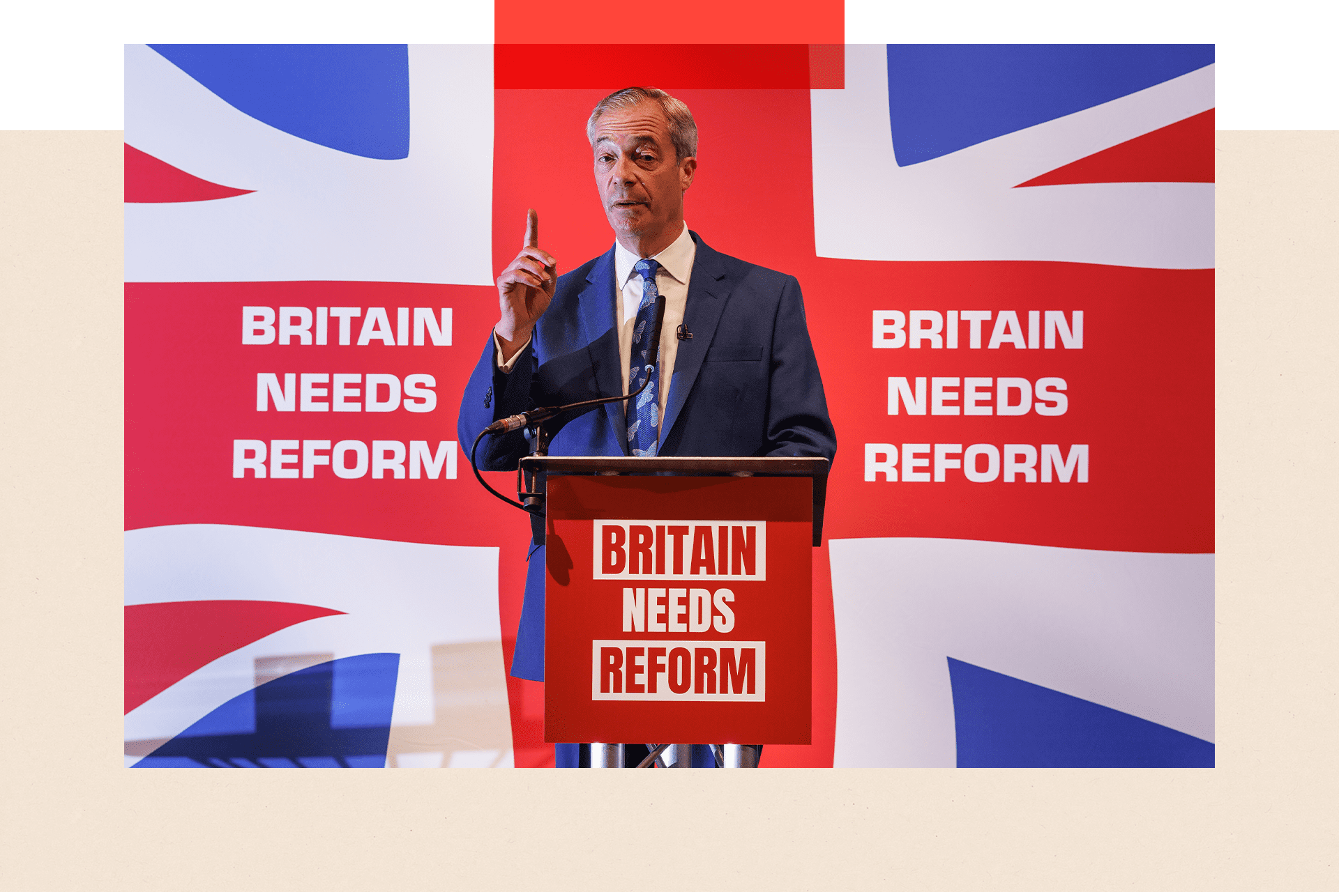 Nigel Farage announces that he will stand during the 2024 UK general election