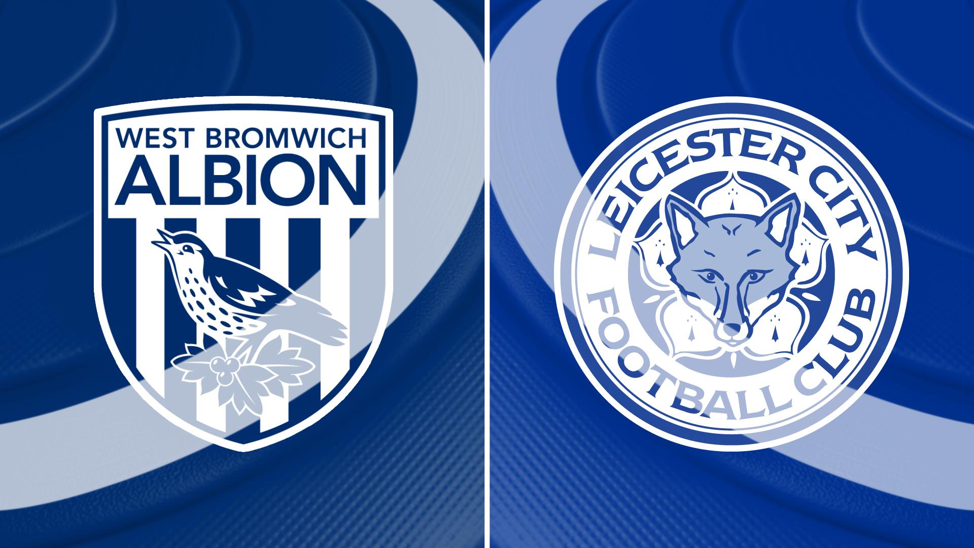 West Brom & Leicester badges