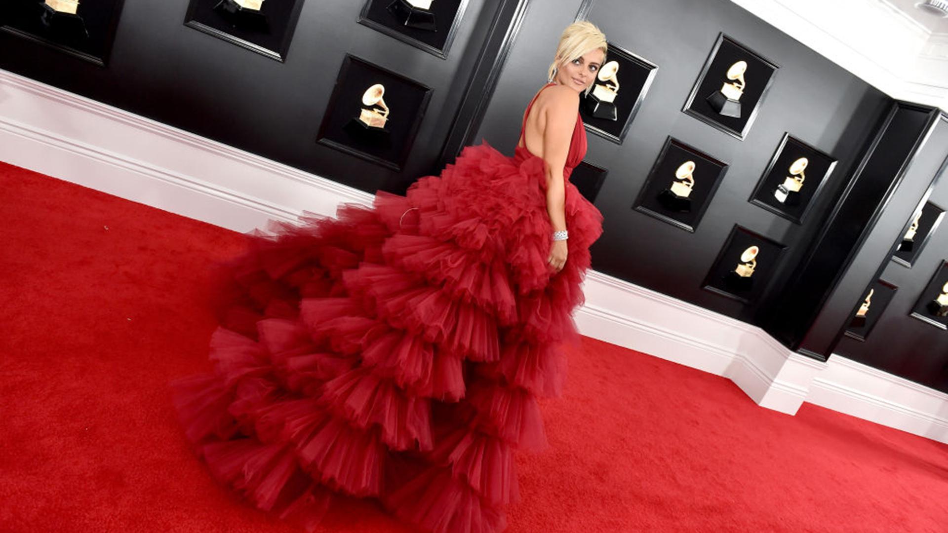 Bebe Rexha on the red carpet