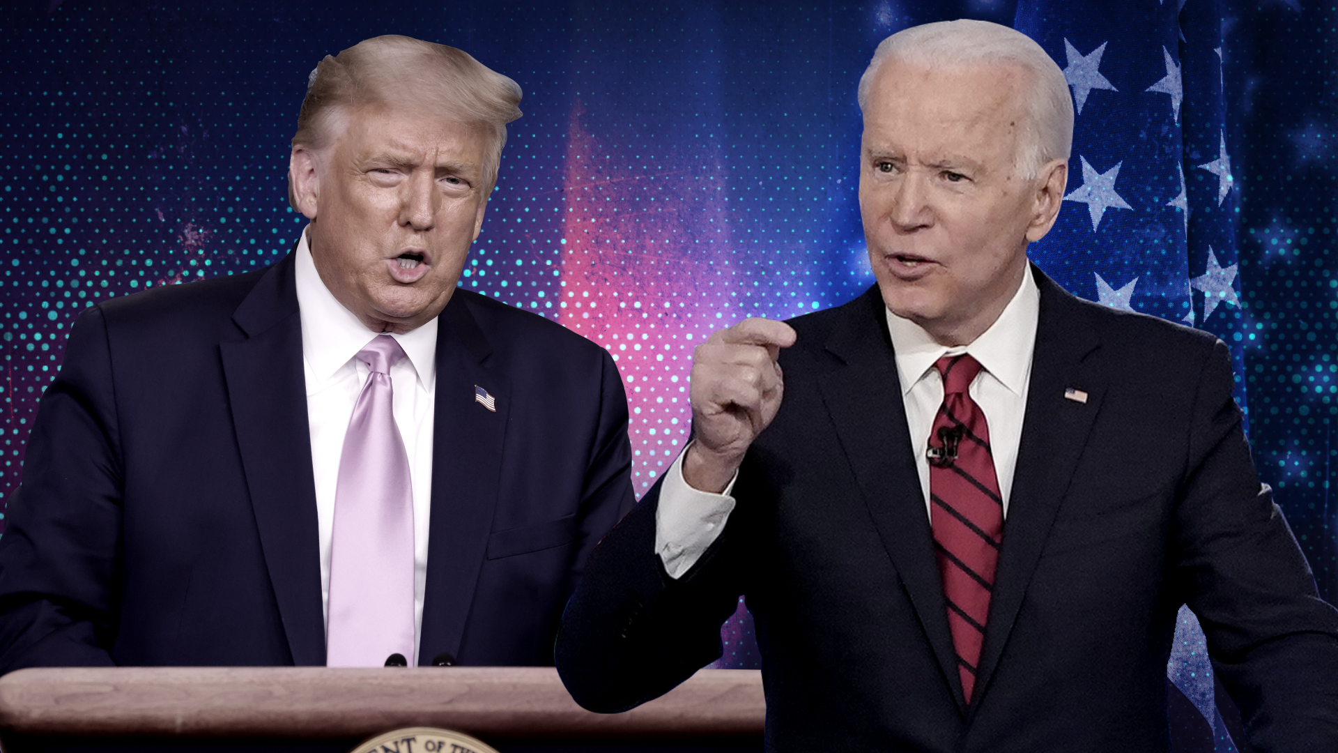 Donald Trump and Joe Biden