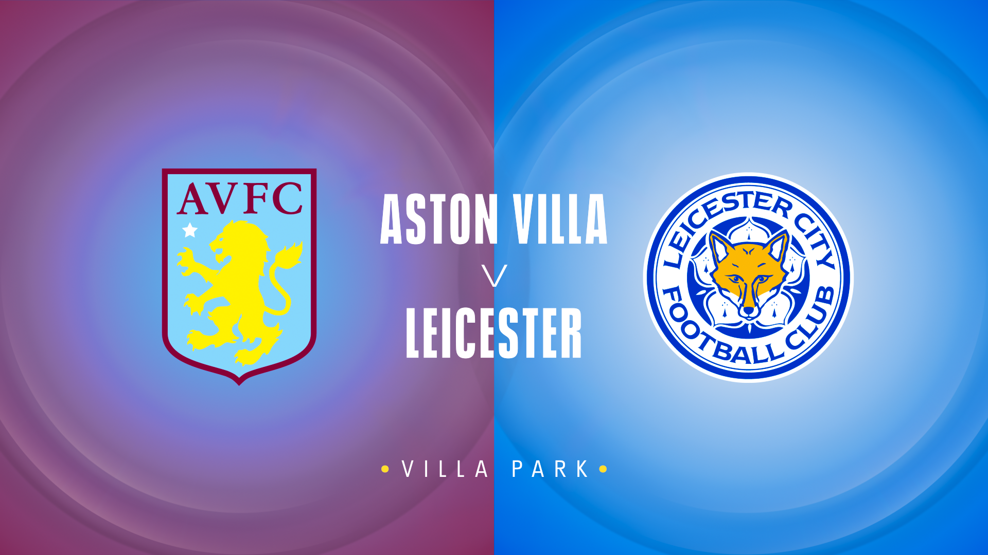 Aston Villa v Leicester