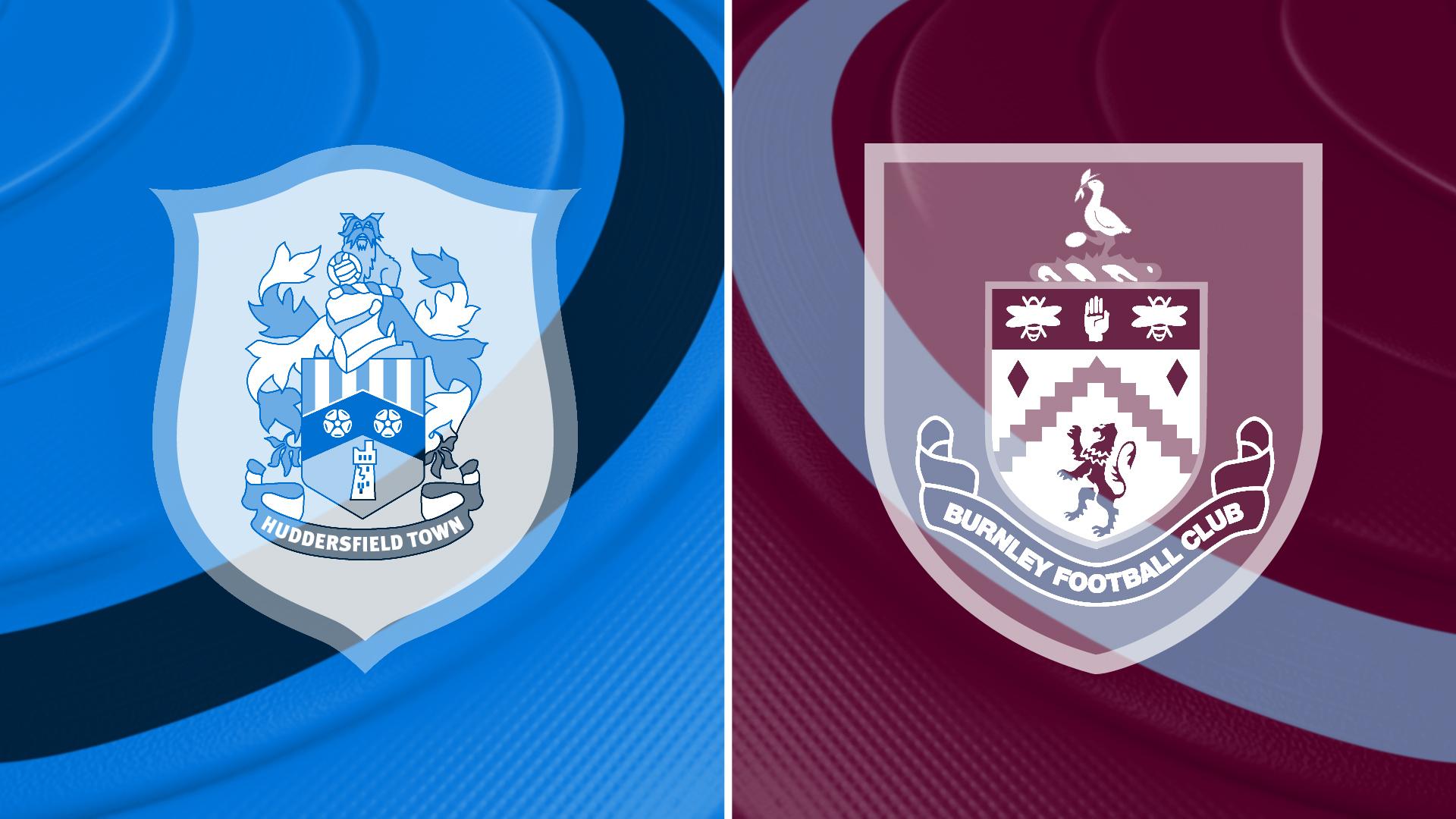 Huddersfield v Burnley badges