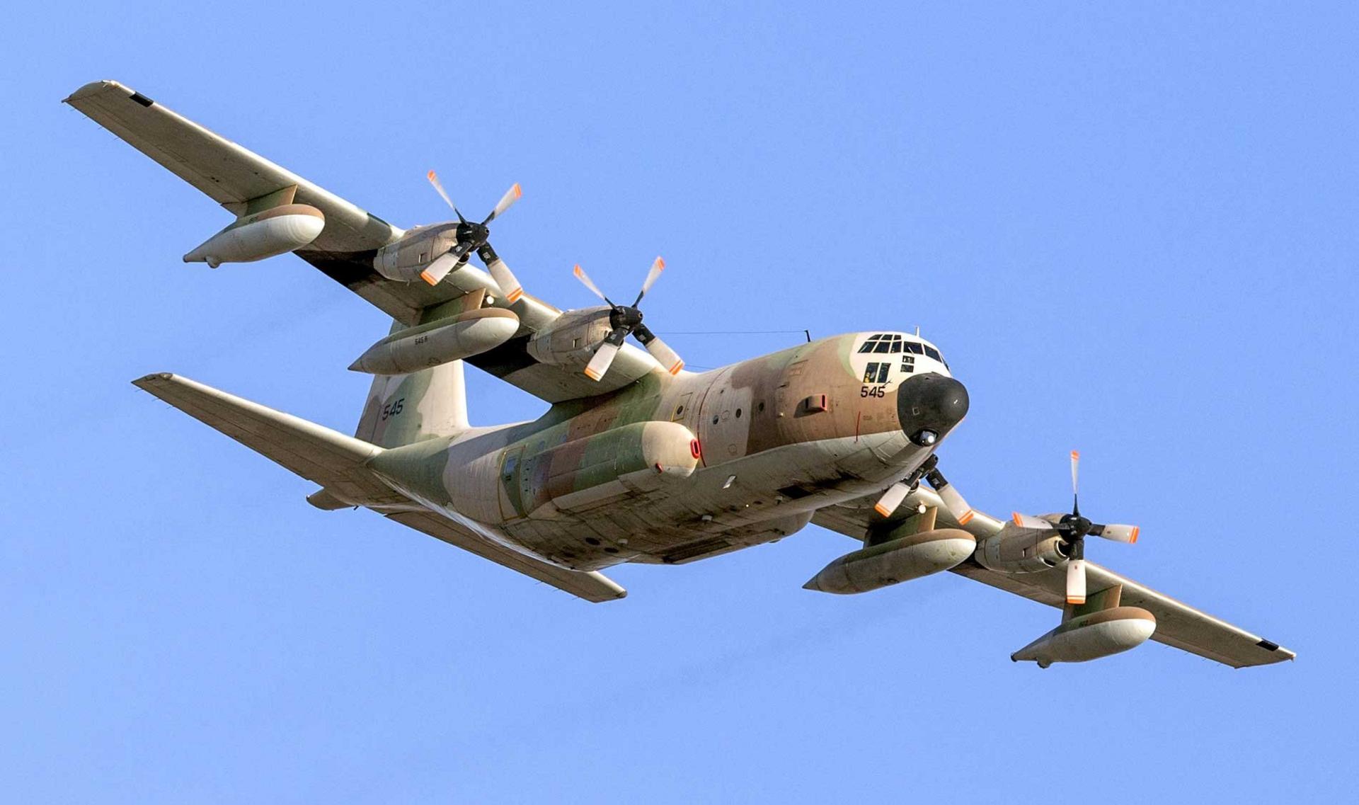 Israeli C130 Hercules aircraft