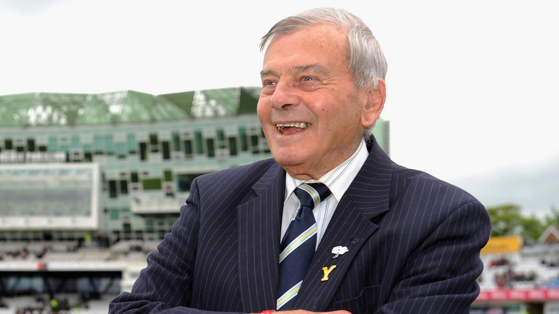 Dickie Bird smiles