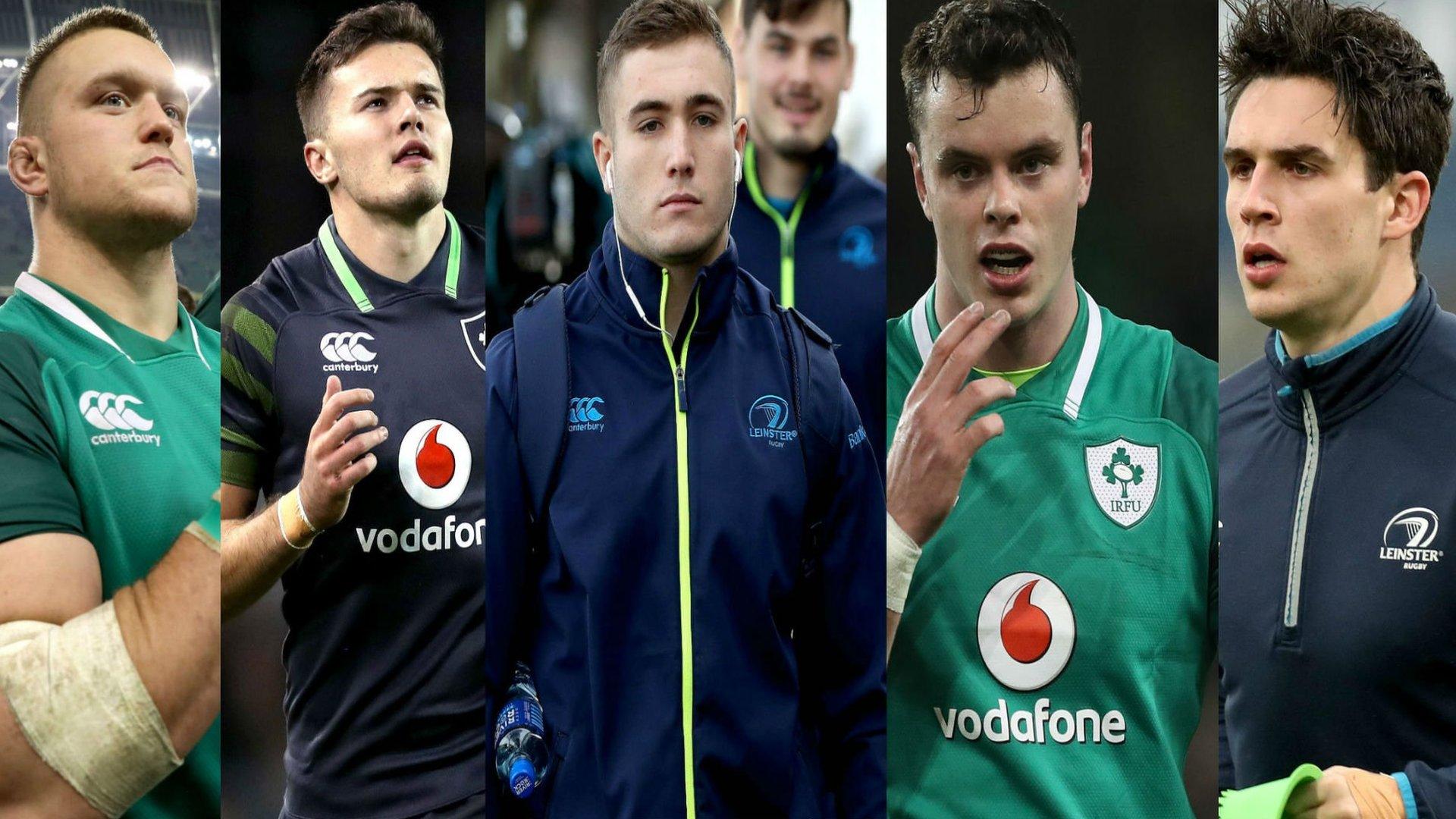 Jordan Larmour, Jacob Stockdale, Andrew Porter, James Ryan and Joey Carbery