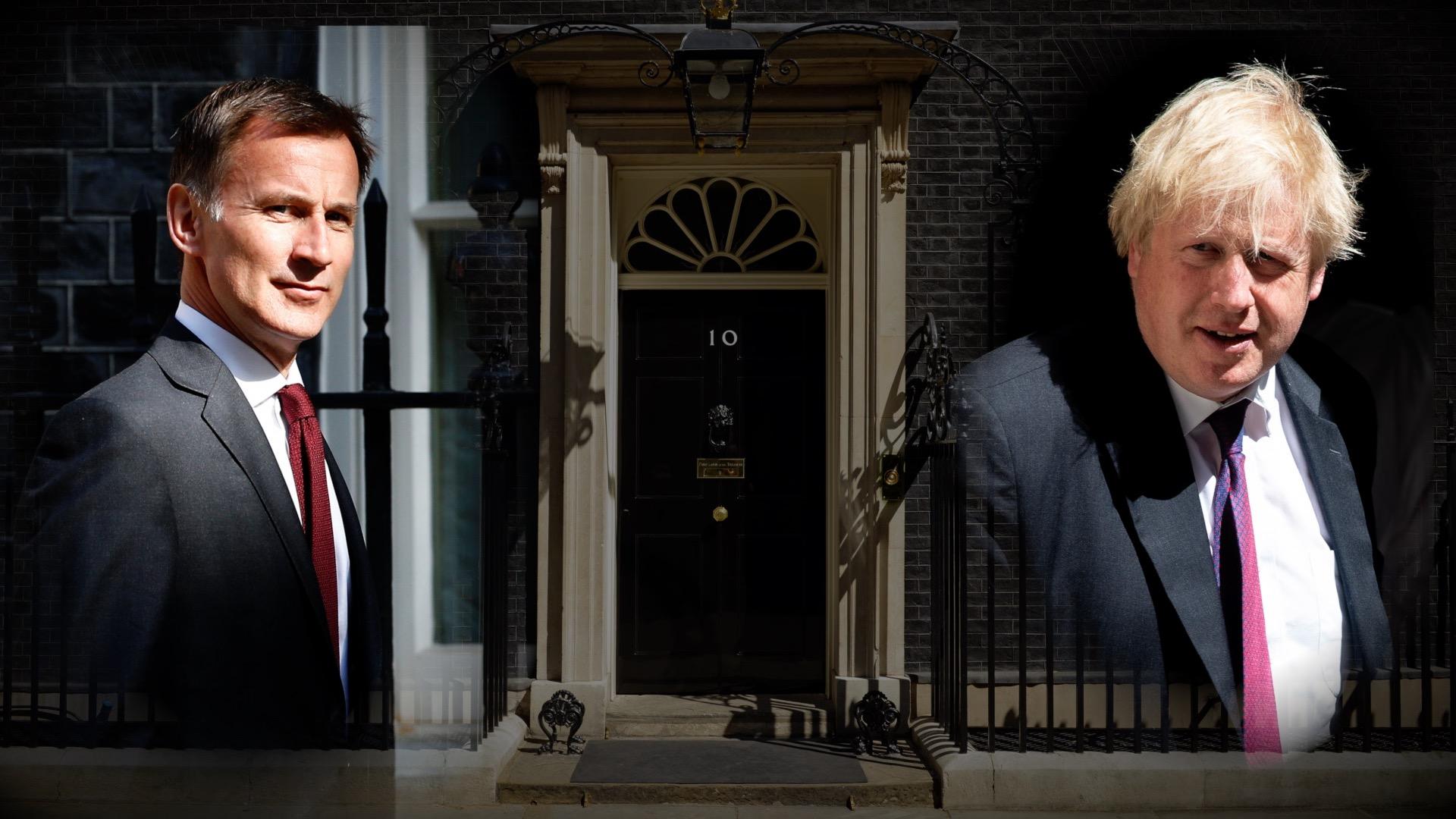 Jeremy Hunt and Boris Johnson